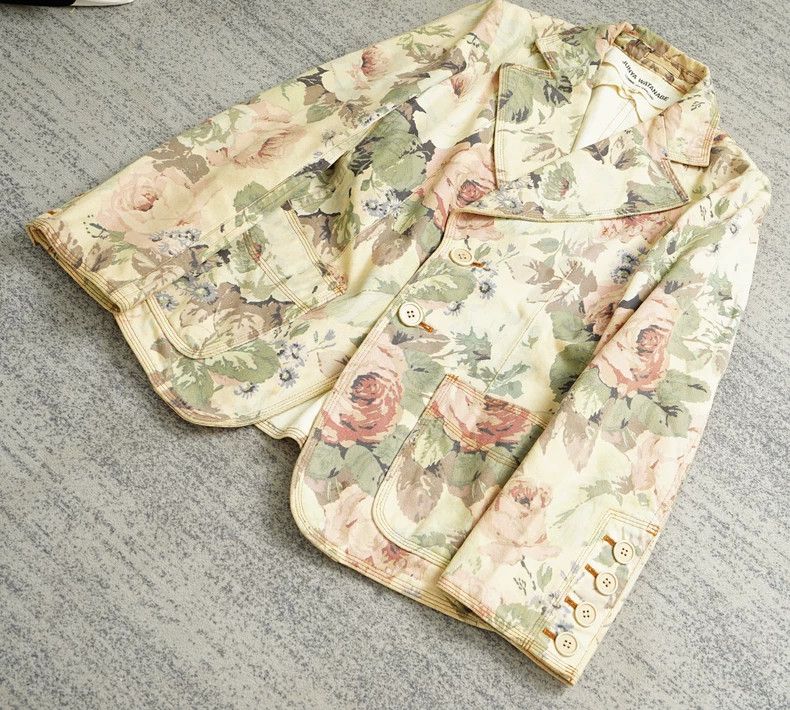 Comme des Garcons Vintage Floral Comme Des Garcons Jacket Size US M / EU 48-50 / 2 - 1 Thumbnail