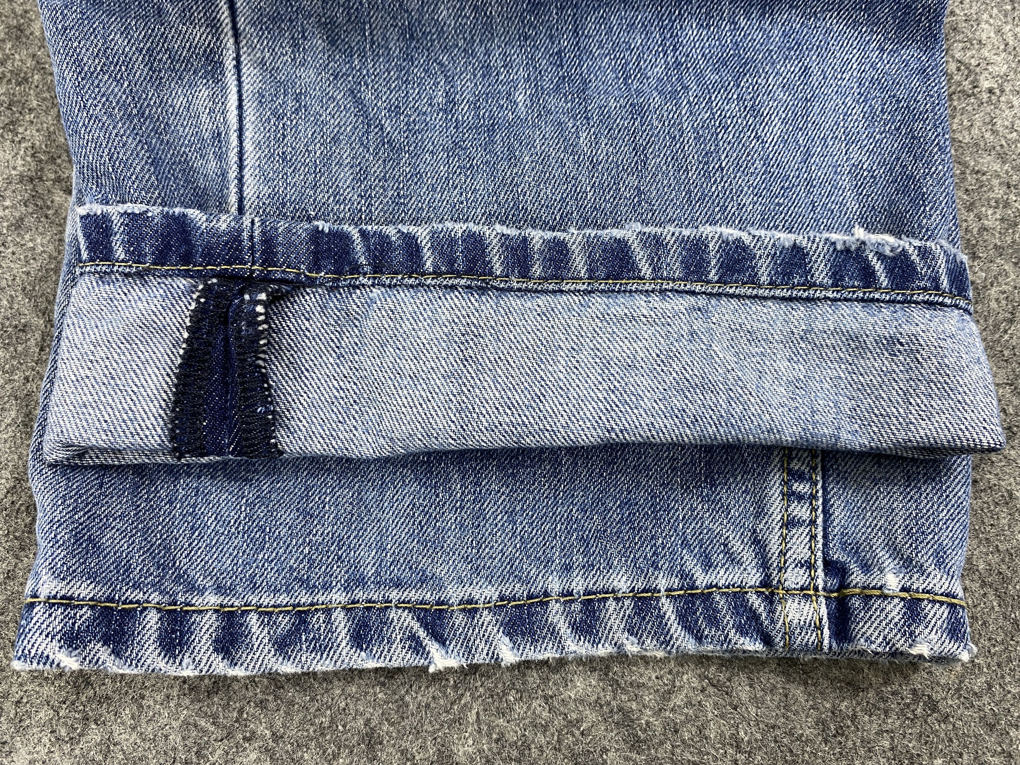 Levi's Distressed Blue Levi's 505 Jeans 37x33 Denim -SJ089 Size US 37 - 11 Thumbnail
