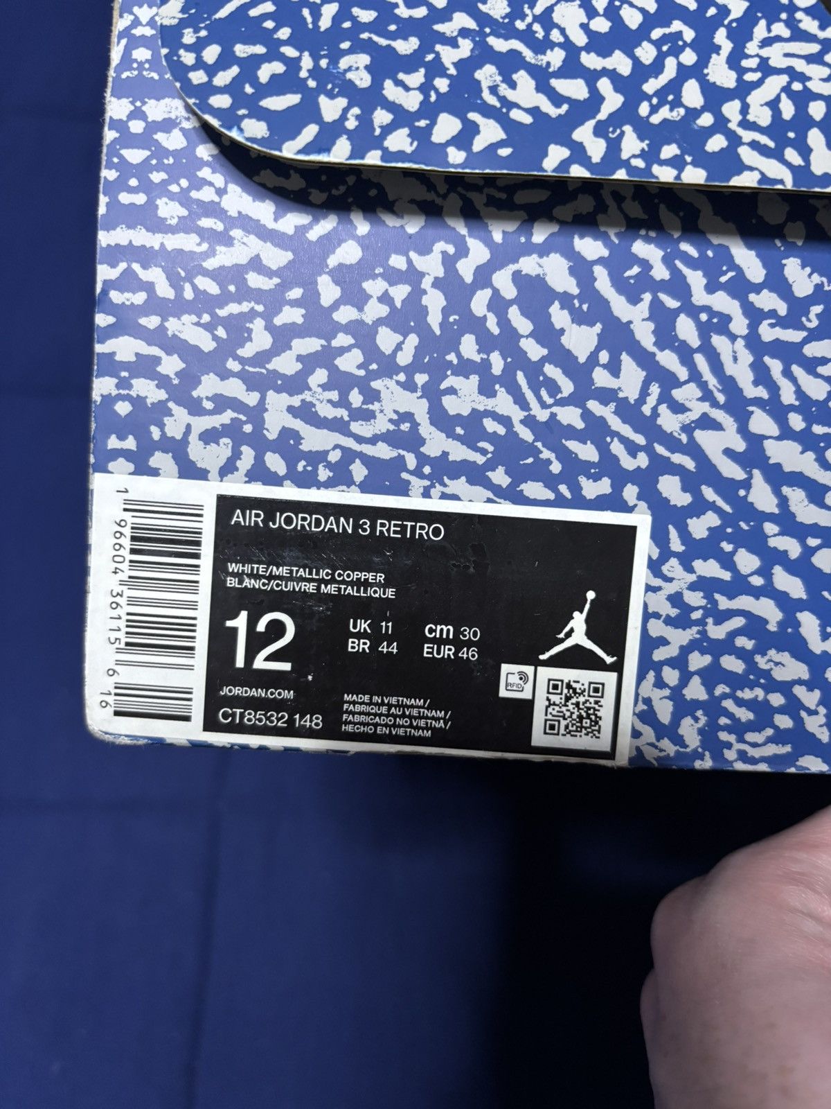 Jordan Brand Jordan 3 Retro Washington Wizards 2023 Size 12 Size US 12 / EU 45 - 9 Thumbnail