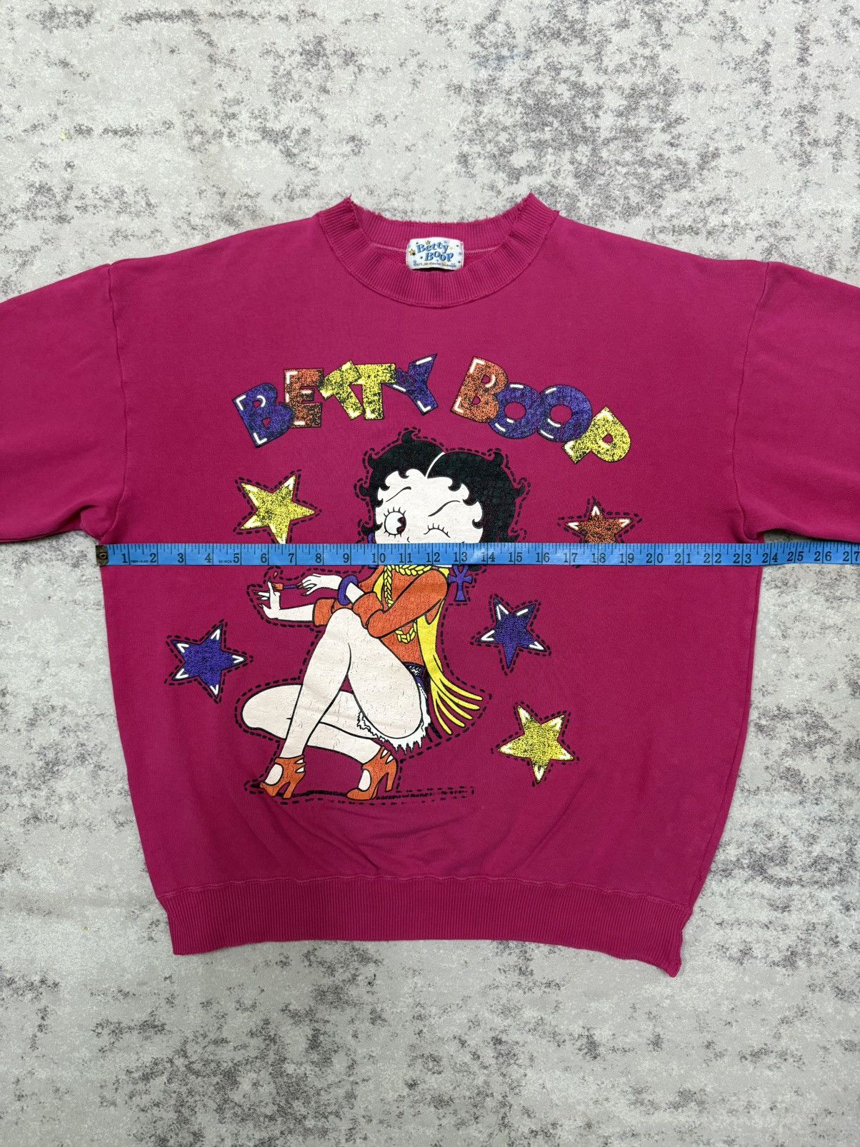 Cartoon Network Vintage Bettp Boop Fleischer Studios Distressed Sweatshirt Size US L / EU 52-54 / 3 - 15 Thumbnail