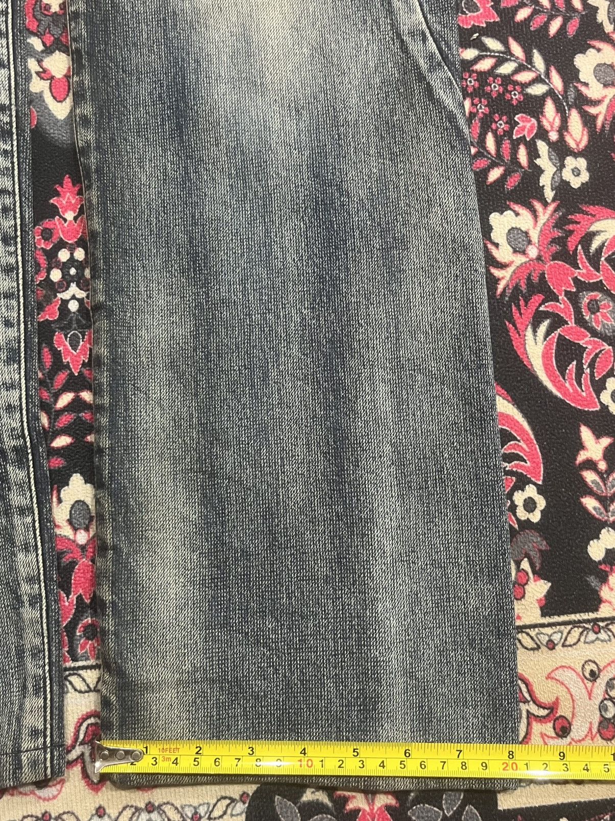 Le Grande Bleu (L.G.B.) Vintage Edwin E Function Cyberobotic Dark Mud Washed Jeans Size US 29 - 17 Thumbnail