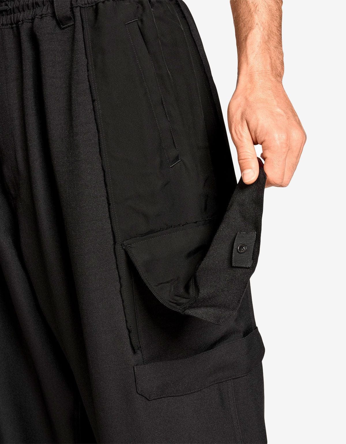 Y-3 Y-3 Black Sport Uniform Straight Pants Size US 36 / EU 52 - 6 Thumbnail