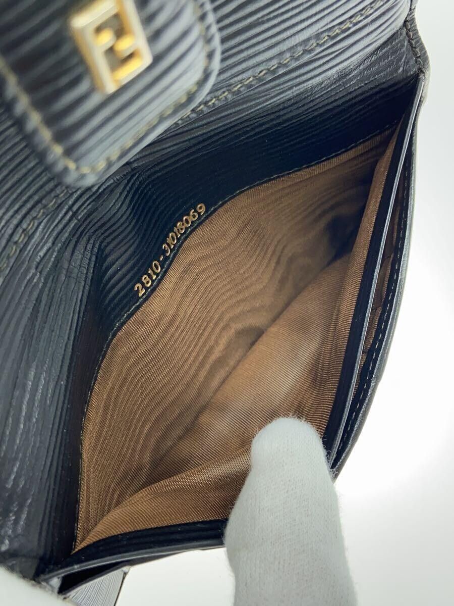 Fendi Fendi Leather Long Wallet Black Size ONE SIZE - 6 Thumbnail