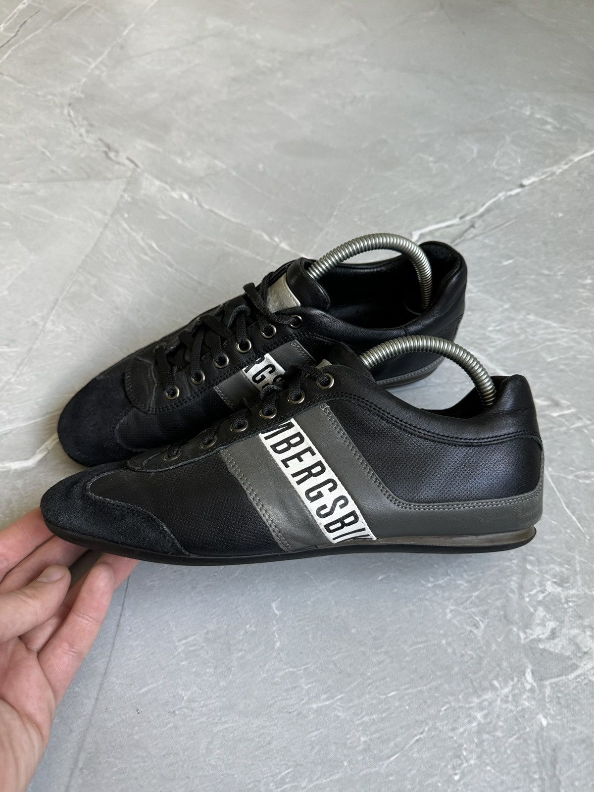 Dirk Bikkembergs Vintage Dirk Bikkembergs Leather Sneakers Japan Avantgarde Size US 7 / EU 40 - 5 Thumbnail