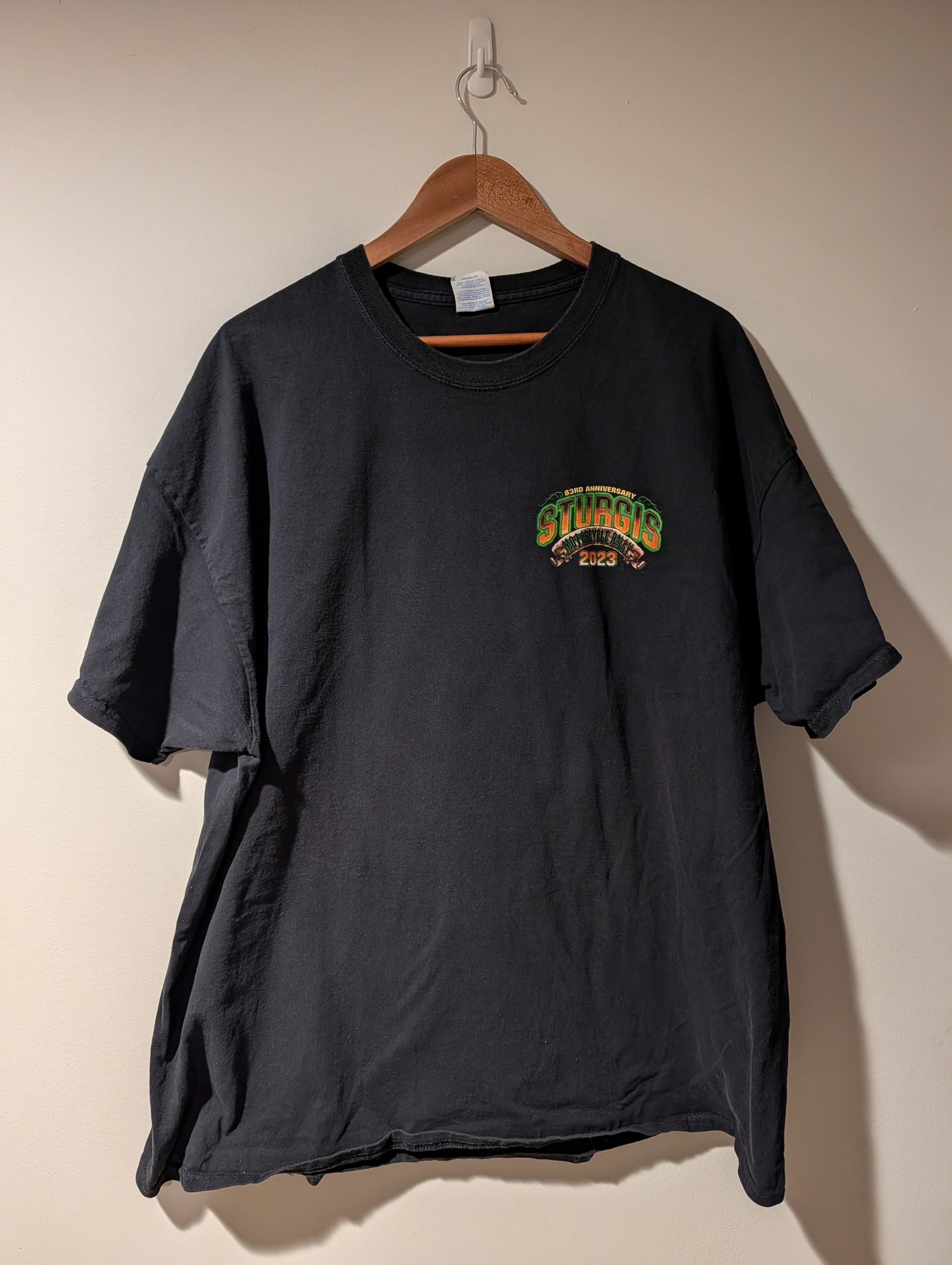 Harley Davidson 2023 Sturgis Motorcycle Rally Skeleton Rider Biker T-Shirt Size US XXL / EU 58 / 5 - 3 Thumbnail