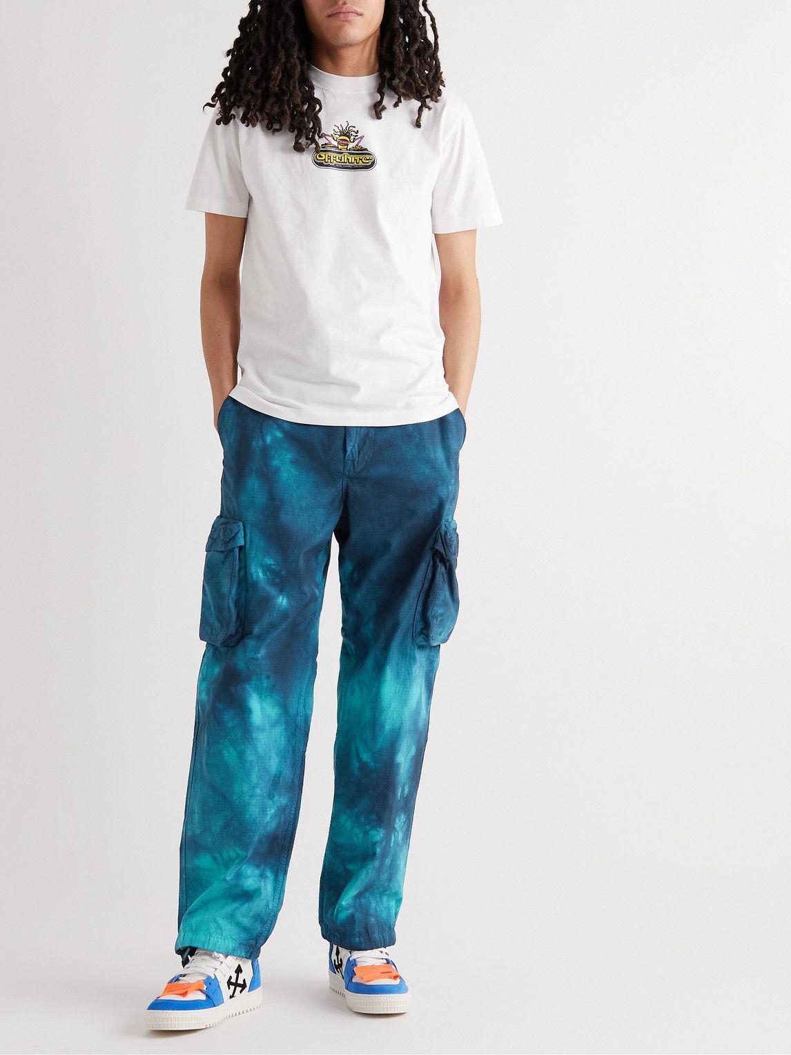 Off-White o1y0225 Cargo Pant in Blue Size US 36 / EU 52 - 5 Thumbnail