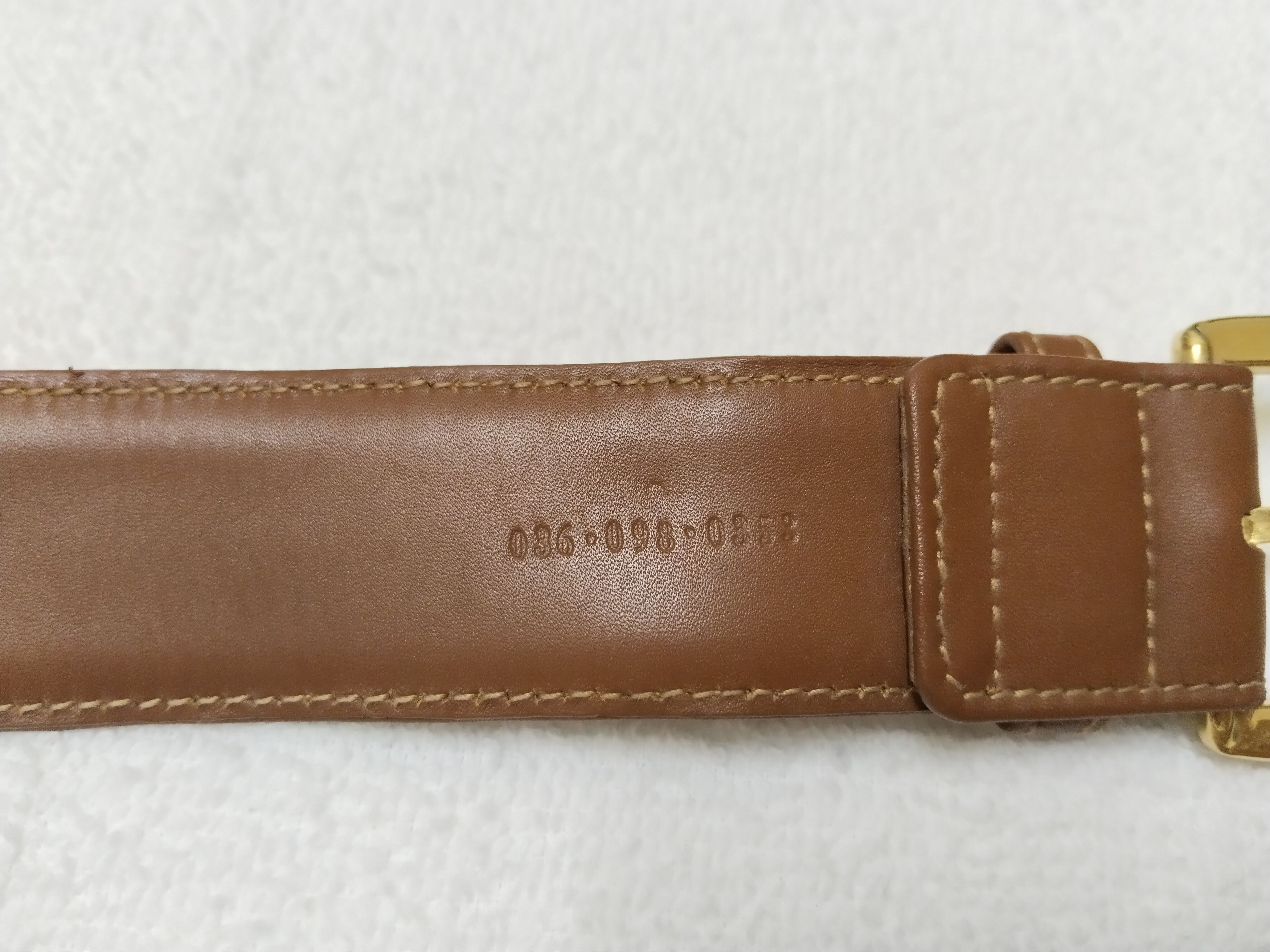 Gucci Gucci Leather Belt Size 36 - 4 Thumbnail