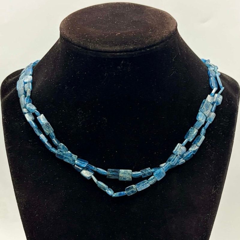 Other Blue Beaded Necklace Size ONE SIZE - 1 Thumbnail