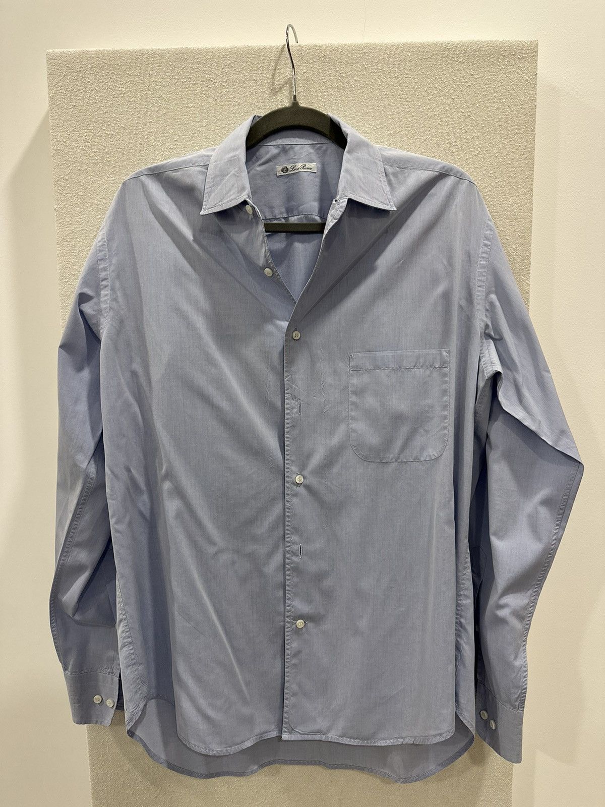Loro Piana Loro Piana Blue Shirt L Size US L / EU 52-54 / 3 - 1 Thumbnail