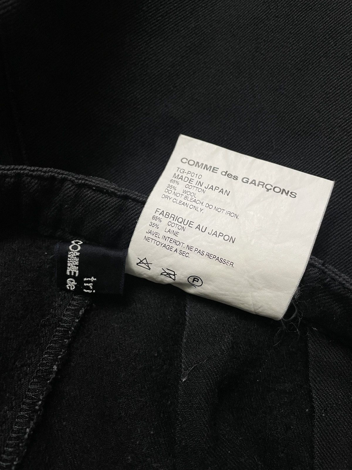 Comme des Garcons × Tricot Comme des Garcons SS2011 8-Button Cropped Pants Size 29" - 4 Thumbnail