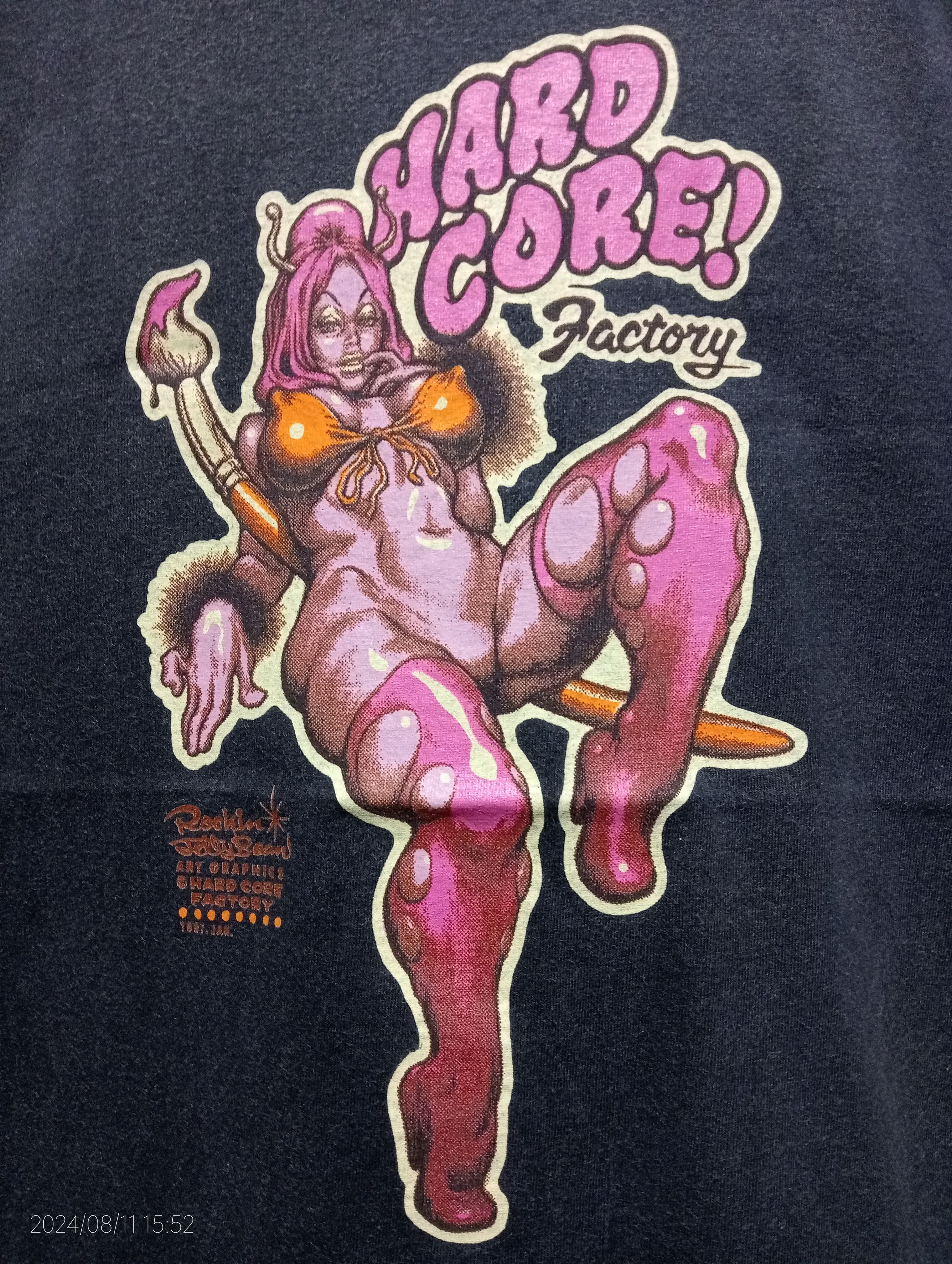Band Tees Vintage '90s Rockin Jelly Bean Hard Core Factory Tee USA Size US S / EU 44-46 / 1 - 2 Thumbnail