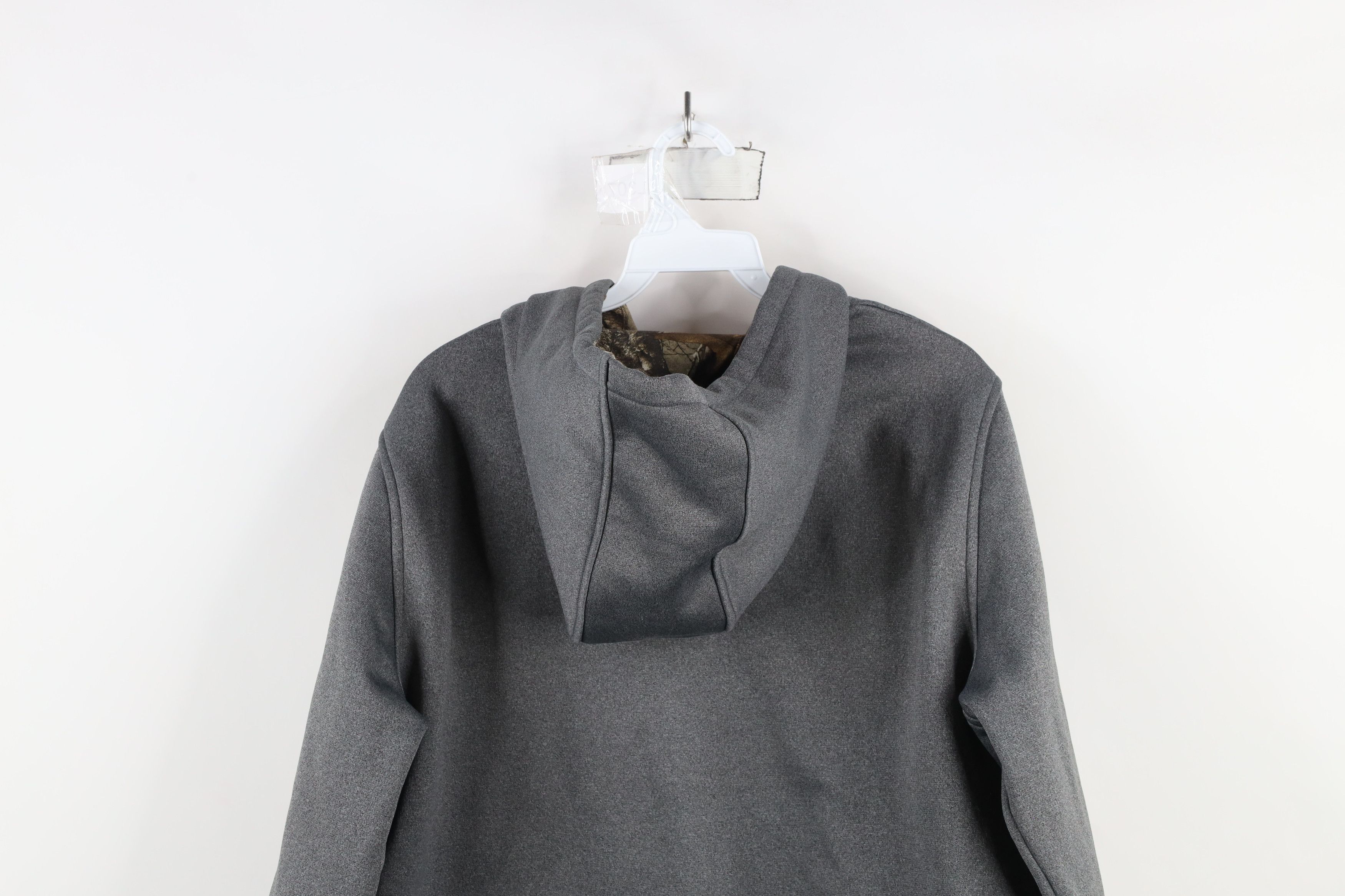 Under Armour × Vintage Under Armour Big Logo Camouflage Hoodie Sweatshirt Gray Size XL / US 12-14 / IT 48-50 - 12 Thumbnail