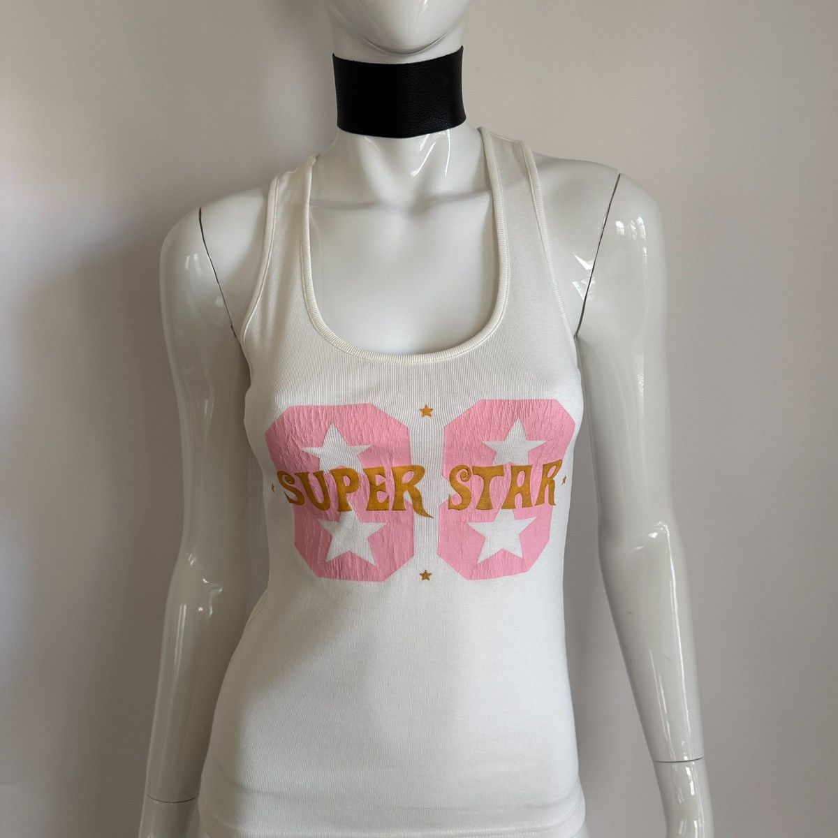 Dolce & Gabbana Archival 00s D&G "Super Star" Graphic Tank Top Size S / US 4 / IT 40 - 1 Thumbnail