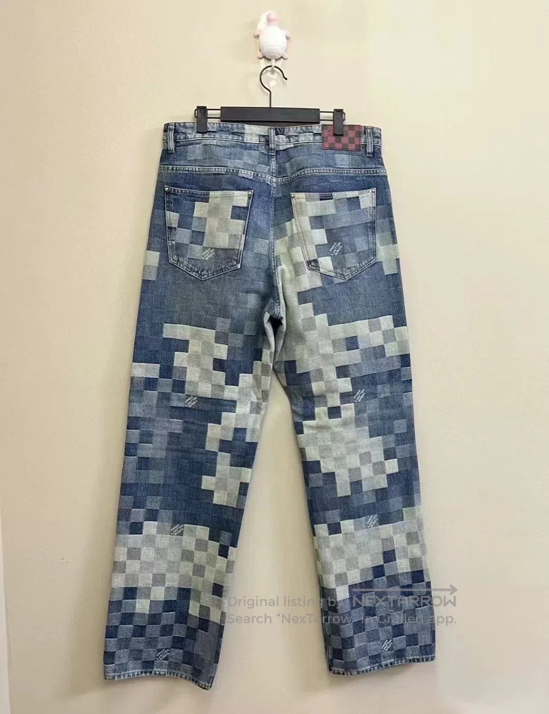 Louis Vuitton louis vuitton checkerboard logo jeans. Size US 34 / EU 50 - 4 Thumbnail