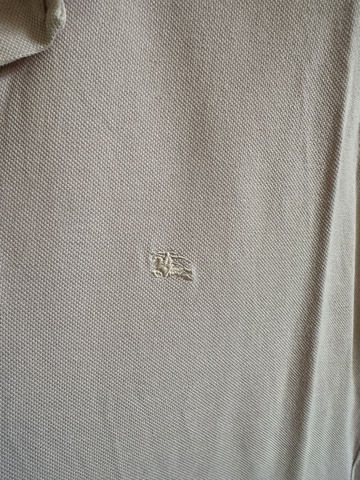 Burberry Burberry polo size L light pink vintage Size US L / EU 52-54 / 3 - 2 Thumbnail