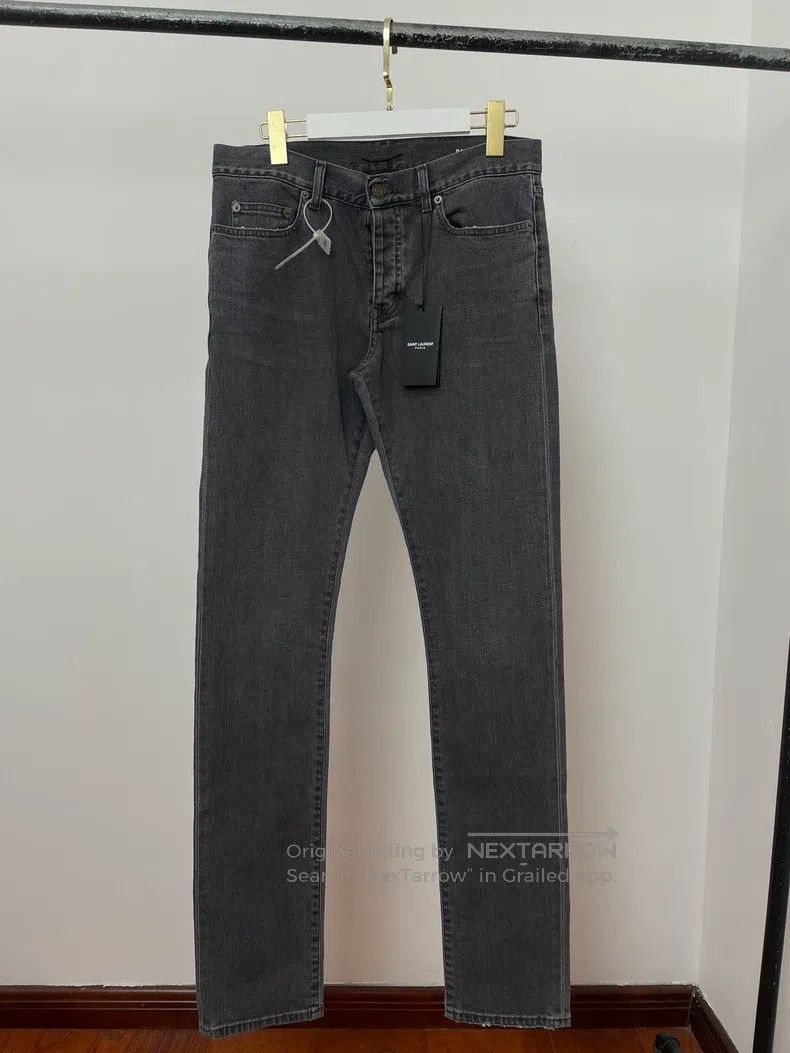 Saint Laurent Paris Straight Leg Pants