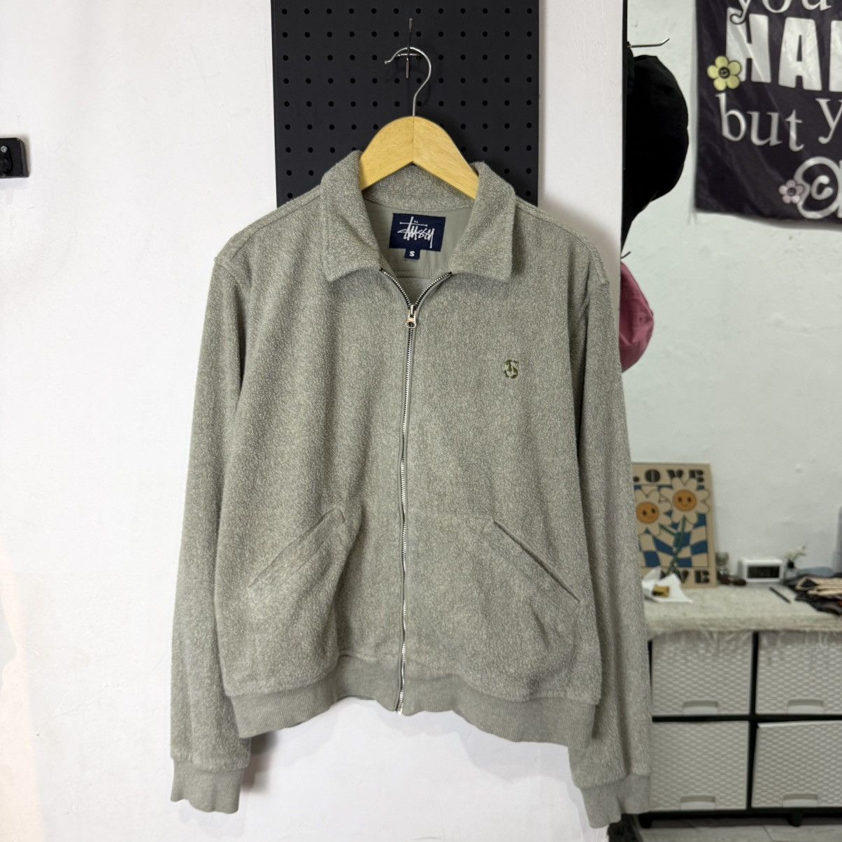 Stussy Vintage STUSSY JAPAN fleece wool jacket zip camo logo Size US S / EU 44-46 / 1 - 1 Thumbnail