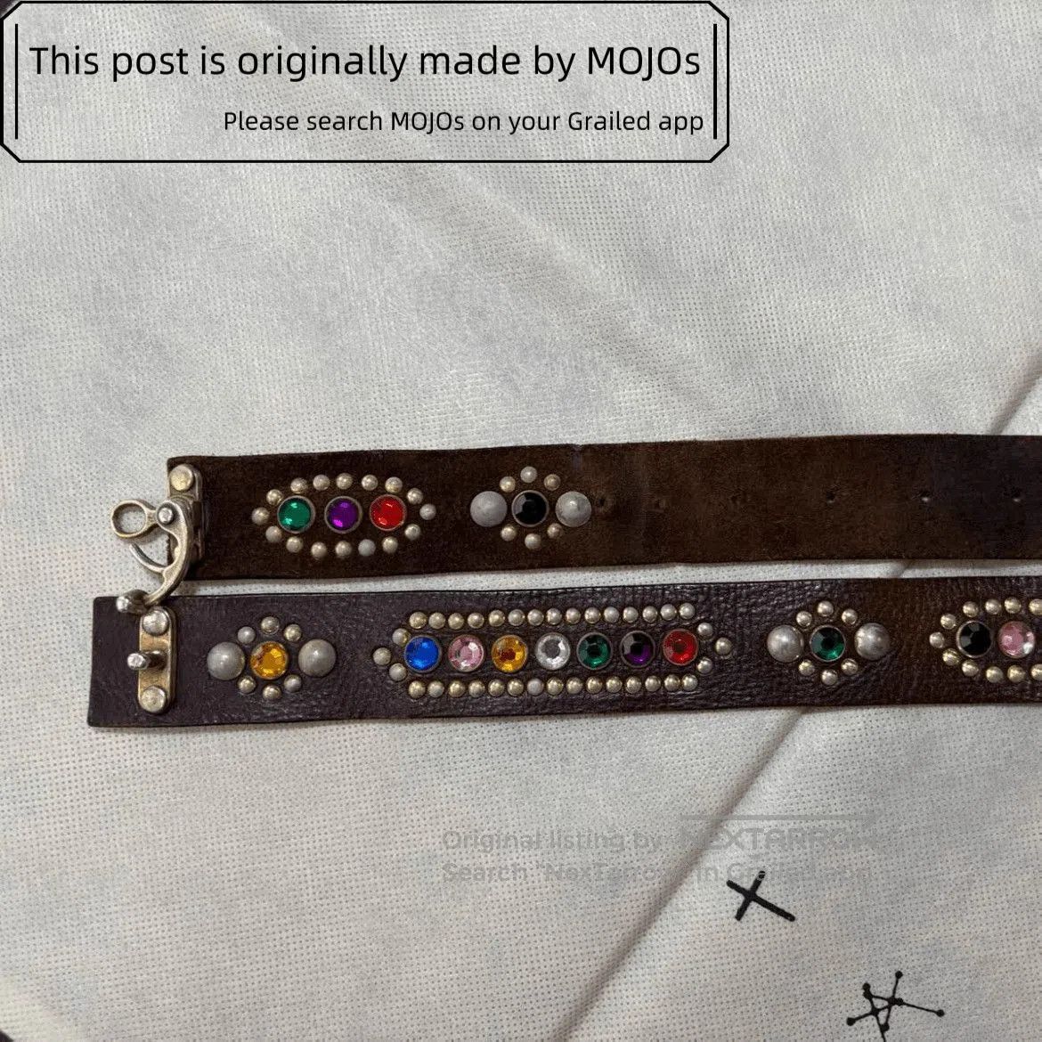Takahiromiyashita The Soloist. Takahiromiyashita the Soloist 15SS Jewel Belt. Size ONE SIZE - 1 Thumbnail