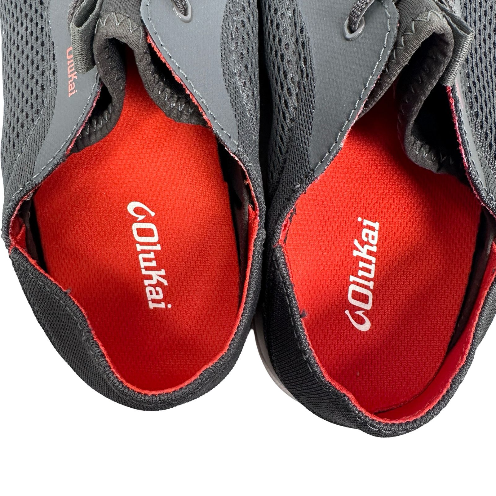 Olukai Olukai Moku Pae Boat Shoes Men’s 10 Gray Mesh Sneakers Size US 10 / EU 43 - 6 Thumbnail