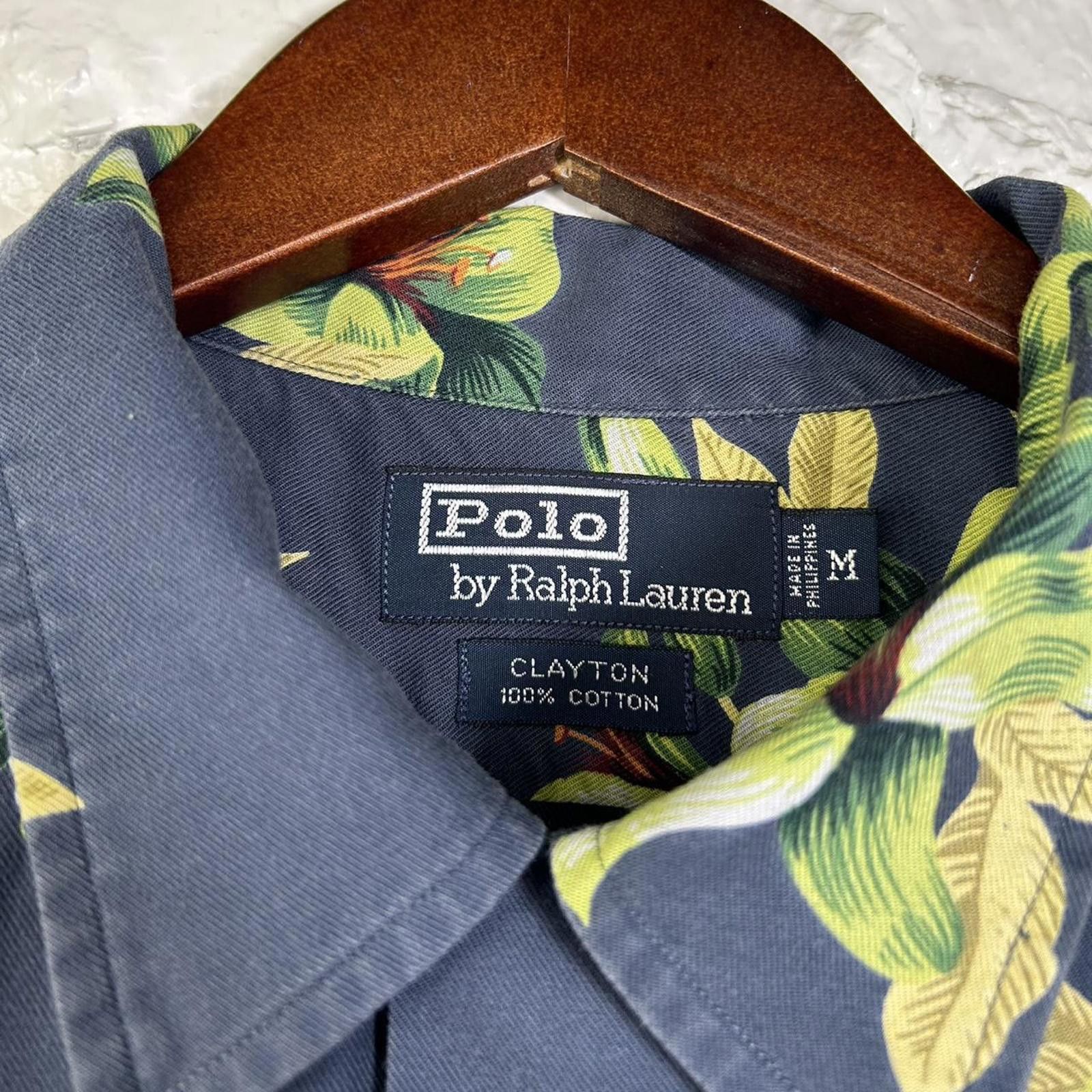 Polo Ralph Lauren VTG Polo Ralph Lauren Clayton Floral Short Sleeve Size US M / EU 48-50 / 2 - 1 Thumbnail