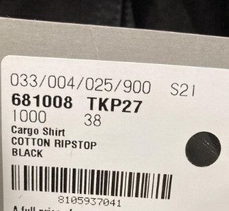 Balenciaga o1la1rc1a1124 BB Corp Cargo Shirt in Black Size US S / EU 44-46 / 1 - 5 Thumbnail
