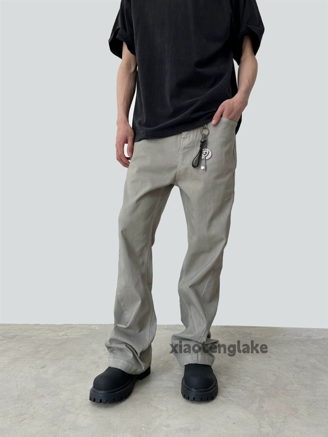 Jean × Vintage washed faded cleanfit yuppie bootcut stain jeans Size US 28 / EU 44 - 3 Thumbnail