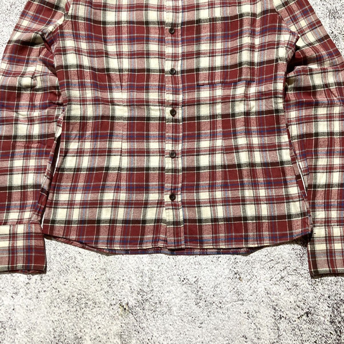 GOSTAR DE FUGA 🇯🇵 2000s Gostar De Fuga Flanel Plaid Shirt Button Up Punk Size US S / EU 44-46 / 1 - 5 Thumbnail