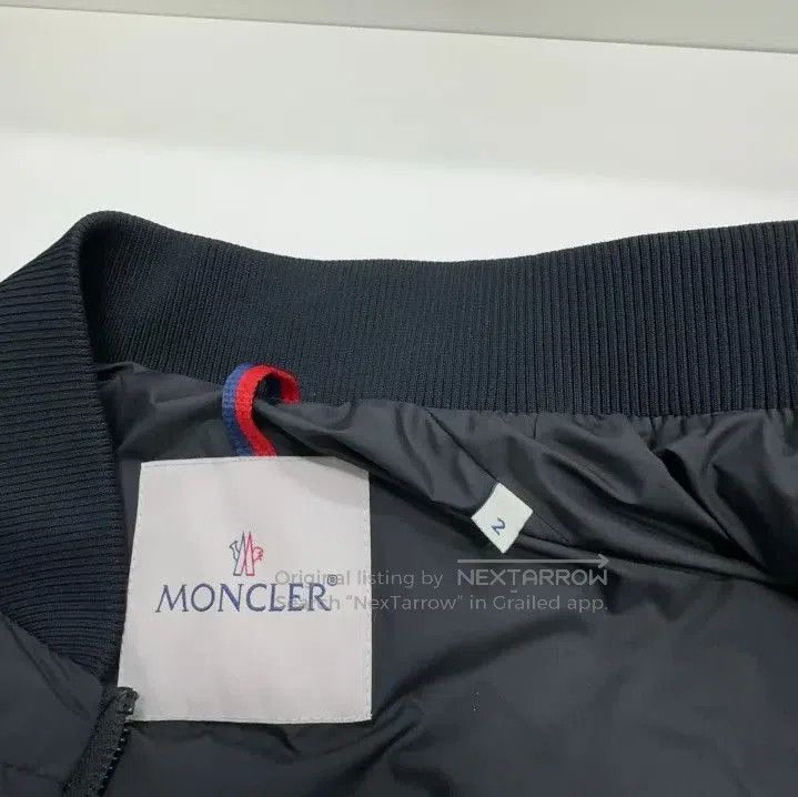 Moncler Moncler MOUNIER SS24 Striped Down Bomber Jacket. Size US S / EU 44-46 / 1 - 3 Thumbnail