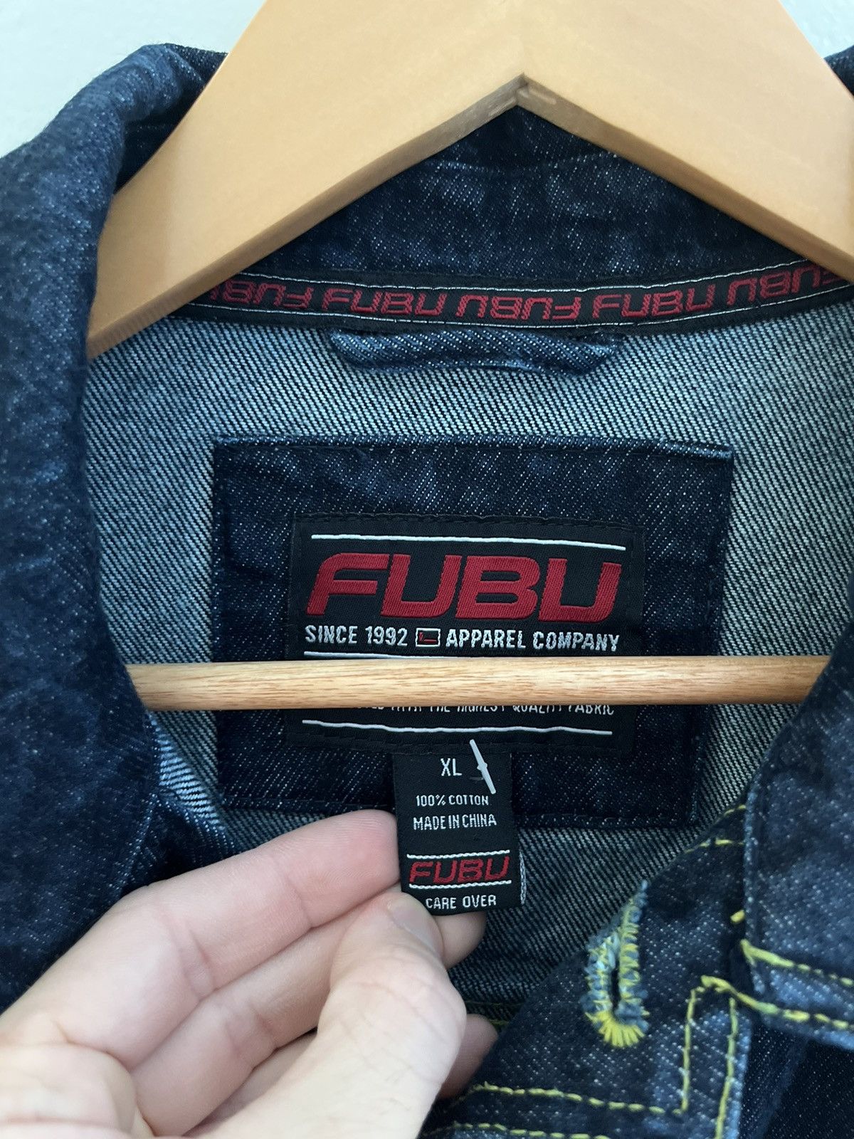 Fubu Vintage 90’s FUBU Collection Limited Edition Denim Jacket Size US XL / EU 56 / 4 - 11 Thumbnail