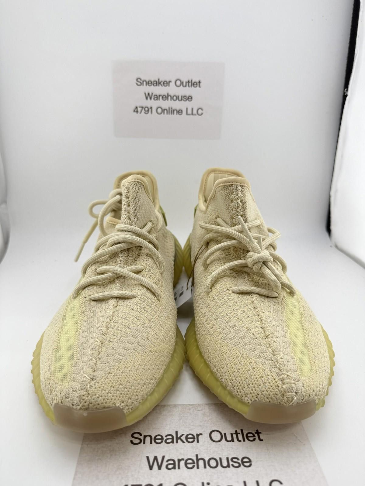 Adidas Yeezy 350 V2 Flax US 10.5 New with Box FX9028 Size US 10.5 / EU 43-44 - 2 Thumbnail