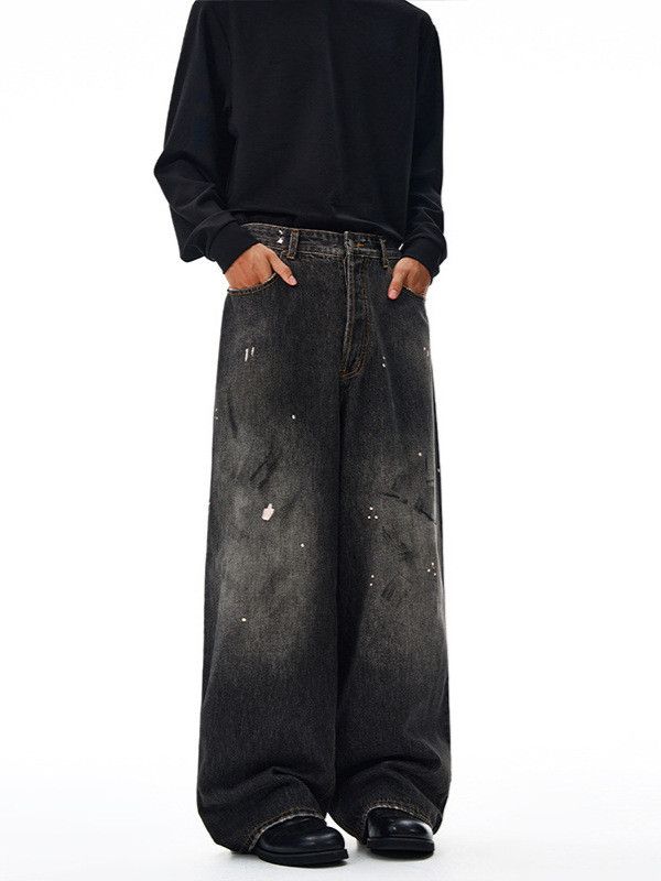 Japanese Brand American high street trendy distressed straight-leg jeans Size US 32 / EU 48 - 3 Thumbnail