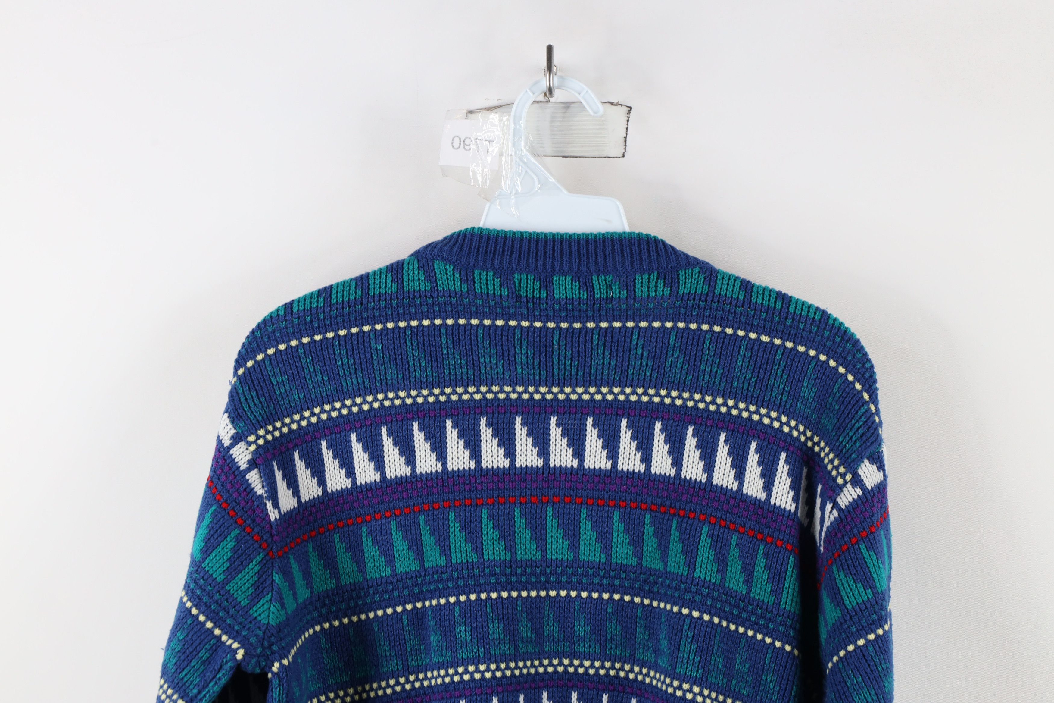 Vintage Vintage 90s Streetwear Fair Isle Knit Crewneck Sweater Size S / US 4 / IT 40 - 7 Thumbnail