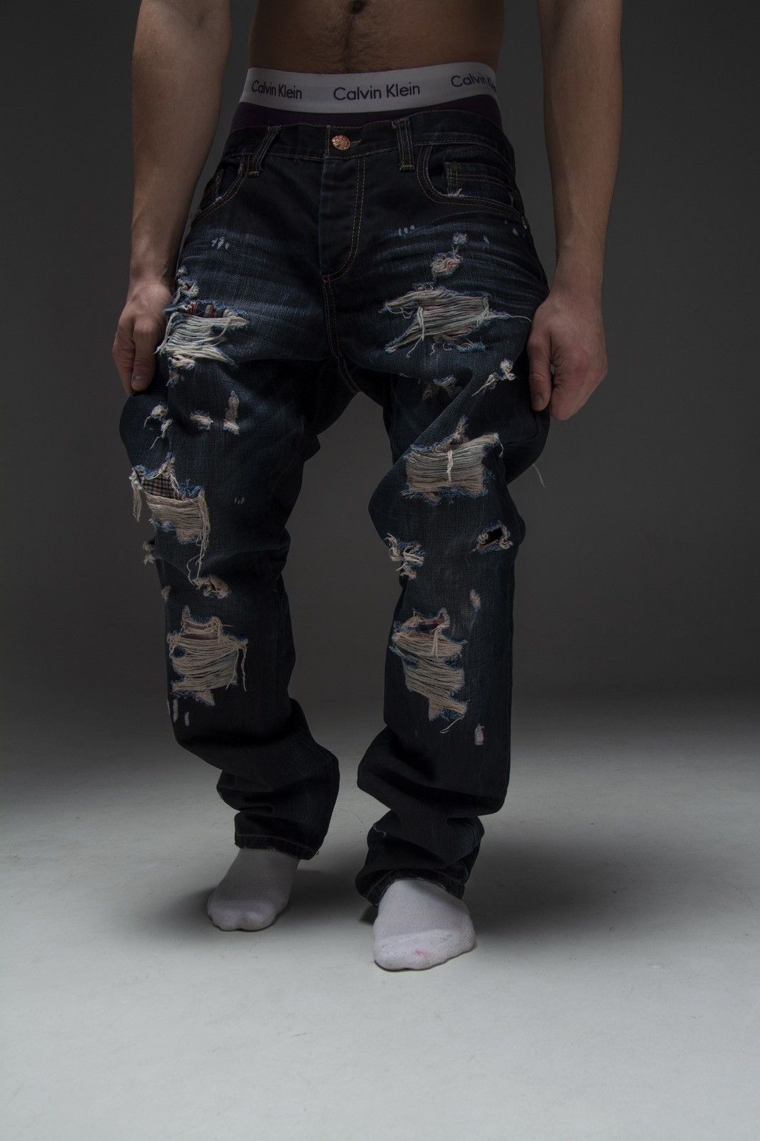 Vintage Vintage cipo baxx denim pants opium style Size US 34 / EU 50 - 4 Thumbnail