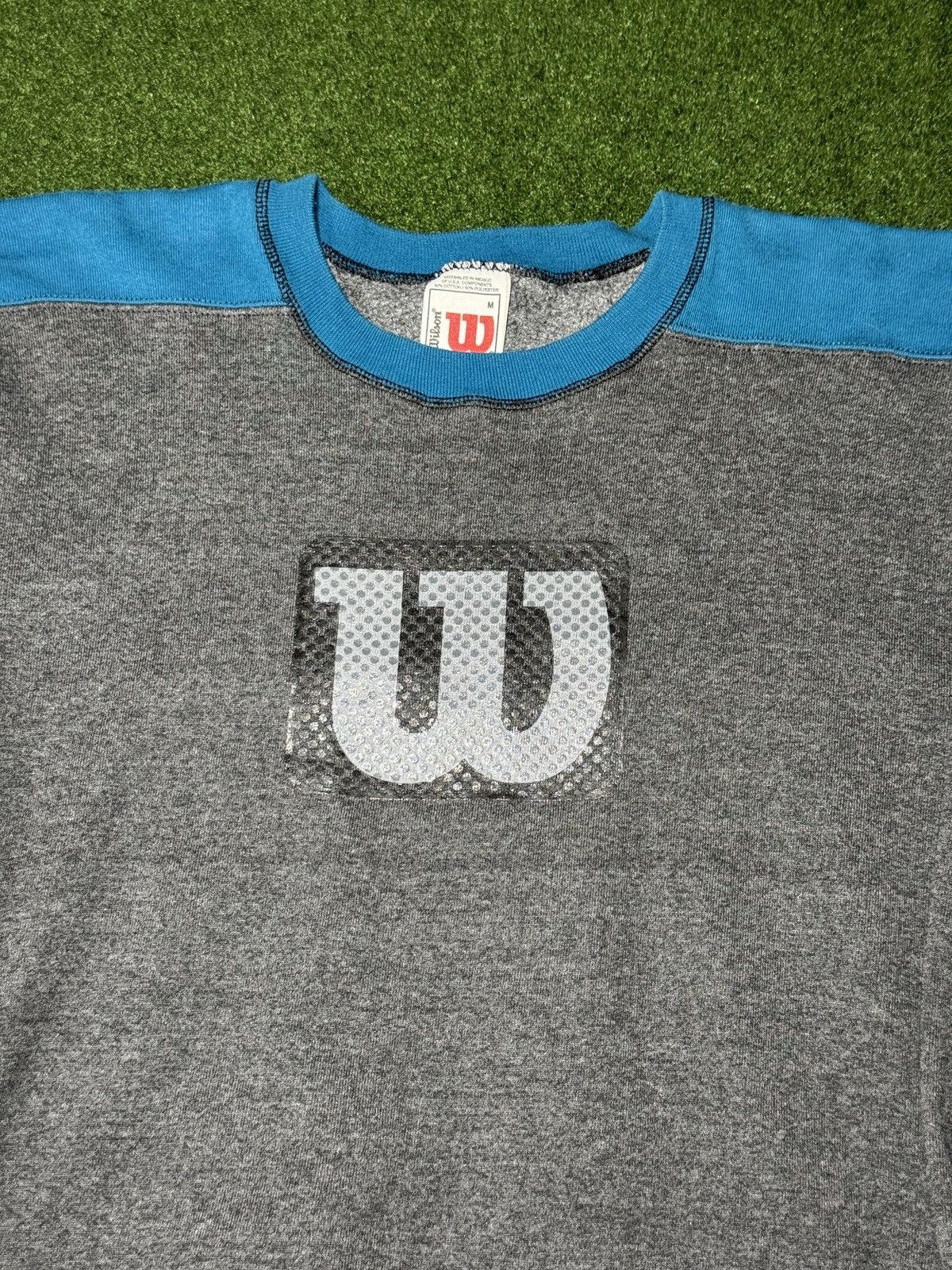 Vintage × Wilson Vintage 90s Wilson Athletic Retro Crewneck Sweatshirt Size US M / EU 48-50 / 2 - 2 Thumbnail