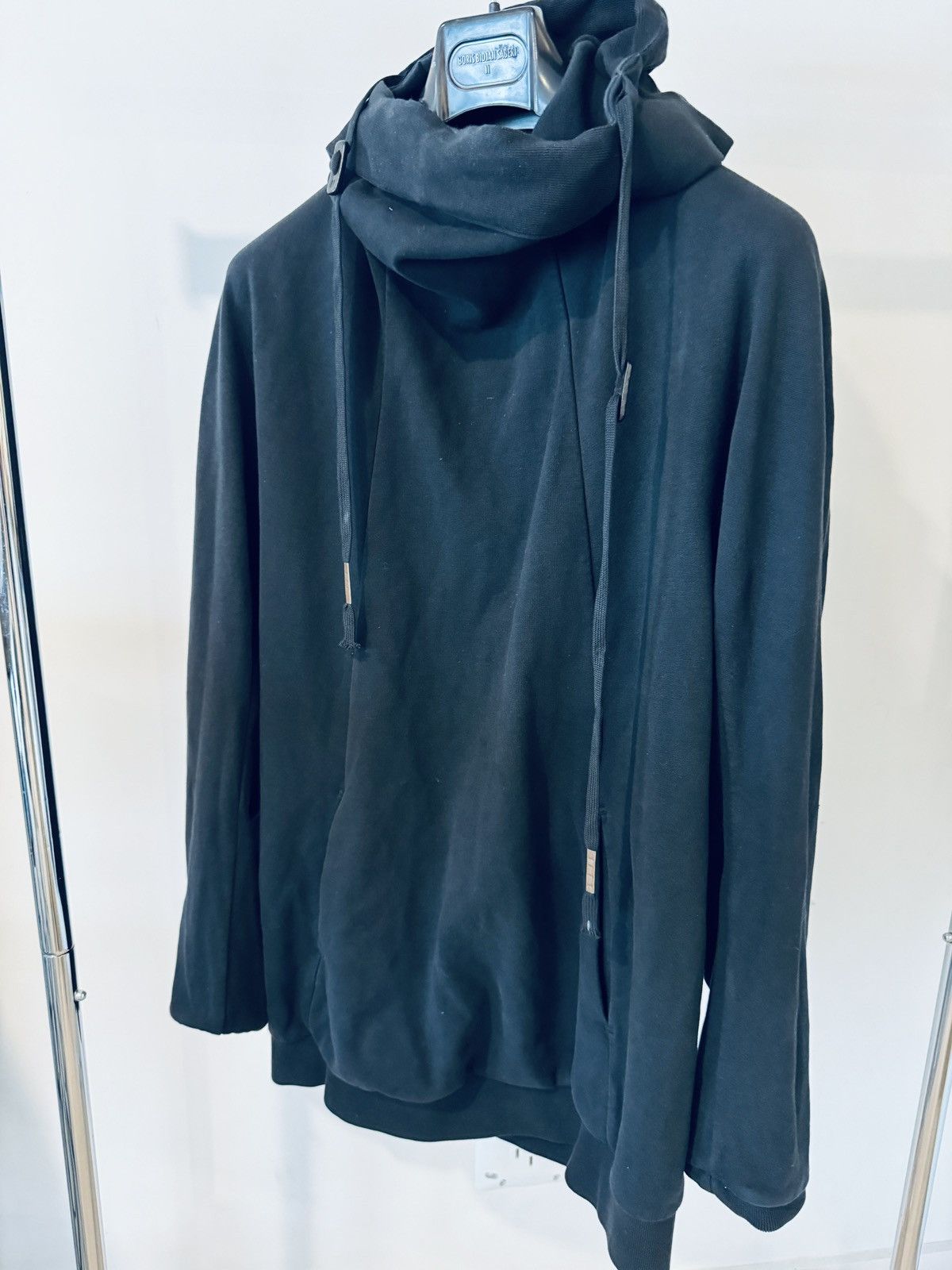 image of Boris Bidjan Saberi Ninja Hoody - Ink Black, Men's (Size XL)