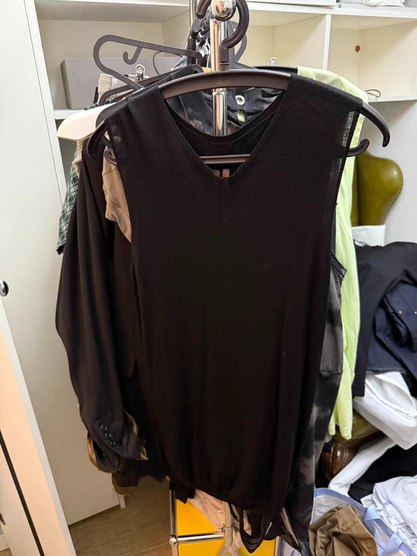 Rick Owens Rick Owens Main Line Wool Vest K27 Size US XL / EU 56 / 4 - 1 Thumbnail