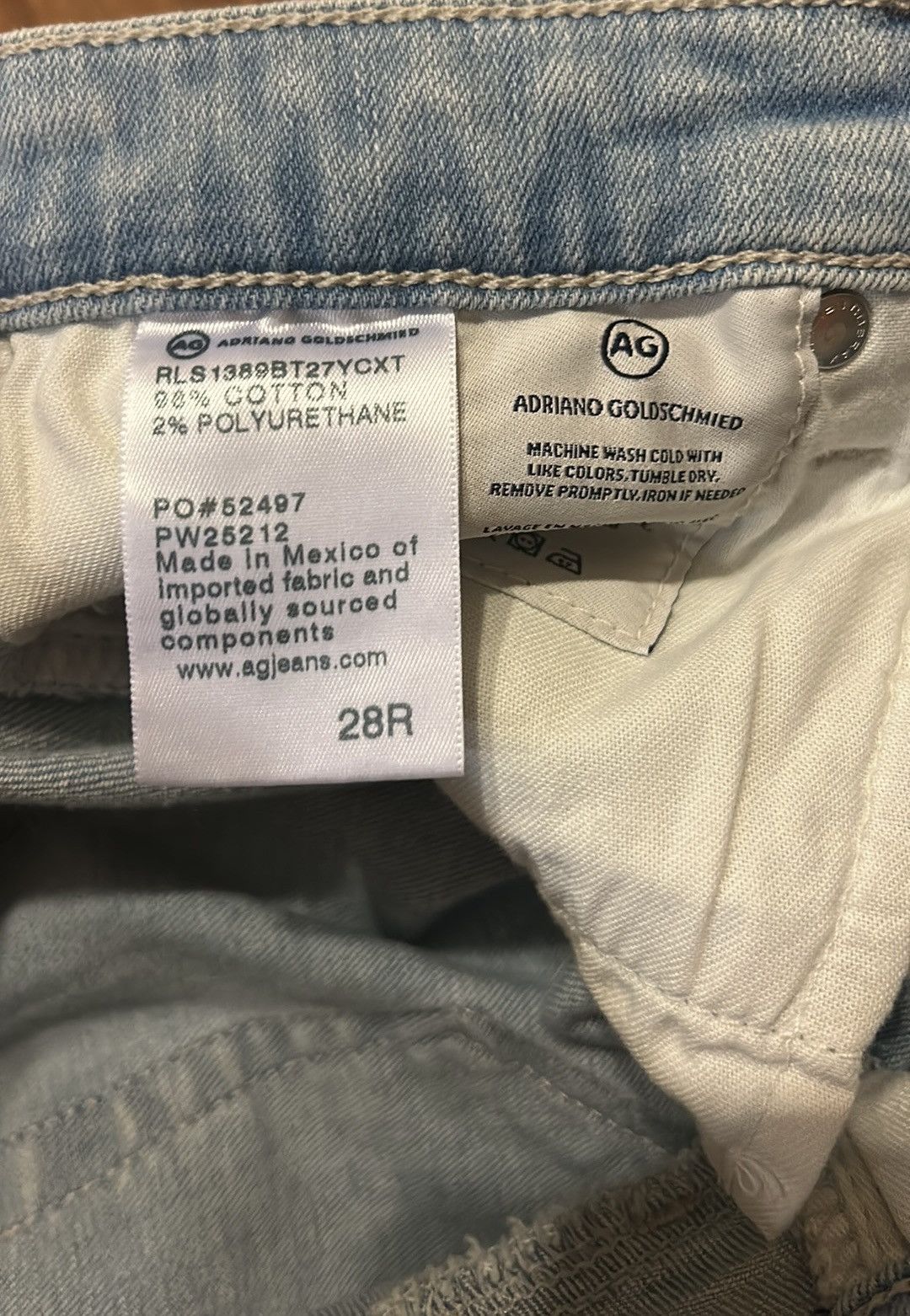 AG Adriano Goldschmied AG Jeans Ripped Legging Ankle Jeans 27 Years Coexist so 28 Size 28" / US 6 / IT 42 - 6 Thumbnail