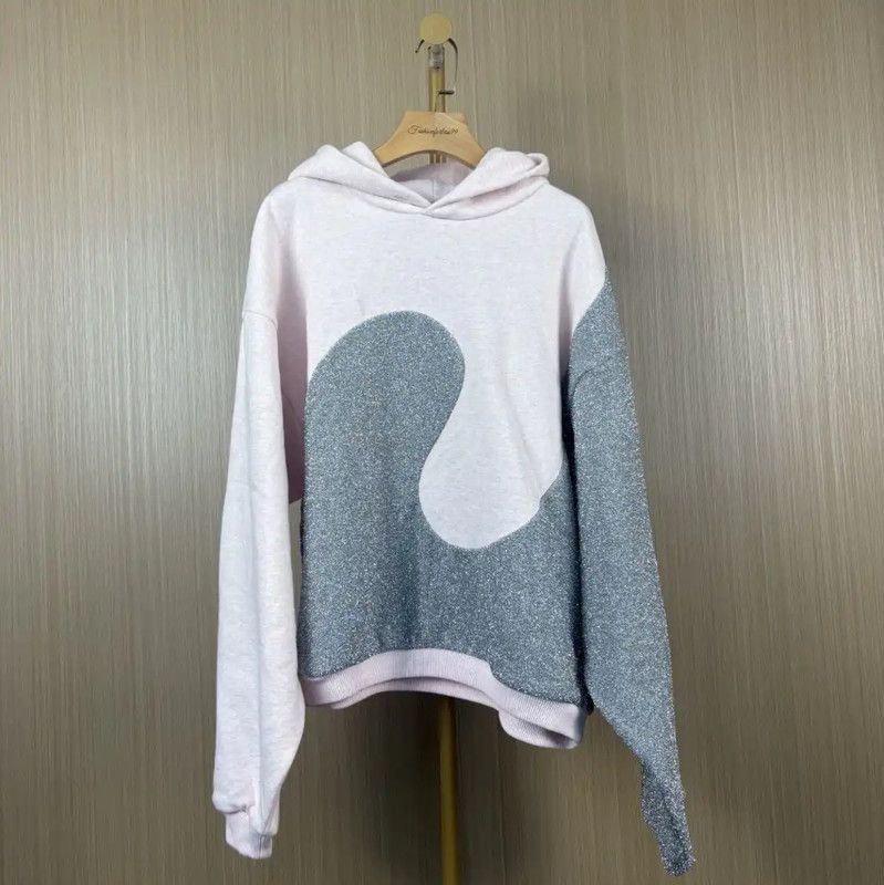 Dior Dior Color-Blocked Cotton Hoodie for Women 0089 Size L / US 10 / IT 46 - 1 Thumbnail