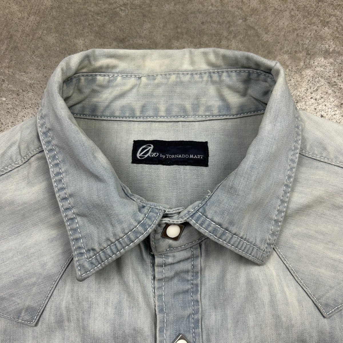 Tornado Mart zero by tornado mart western shirt denim Size US M / EU 48-50 / 2 - 7 Thumbnail