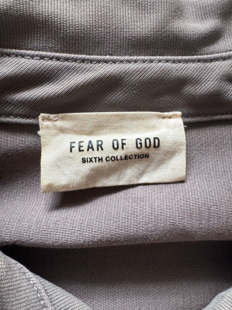 Fear of God Fear of God 6th gray denim jacket Size US M / EU 48-50 / 2 - 2 Thumbnail