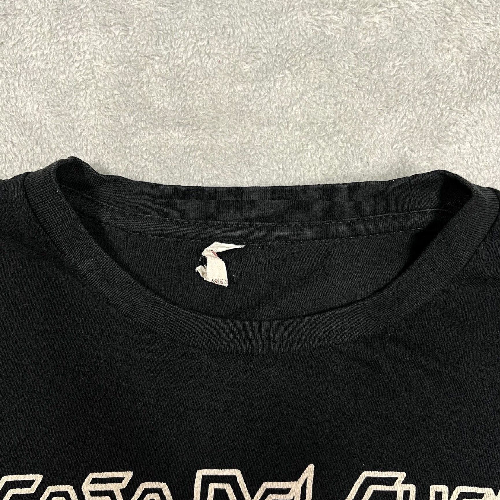 Vintage La Casa Del Cuervo Shirt Mens Large L Slim Tee Black Logo 80s Night Club Rock En Español Throwback Size US L / EU 52-54 / 3 - 3 Thumbnail