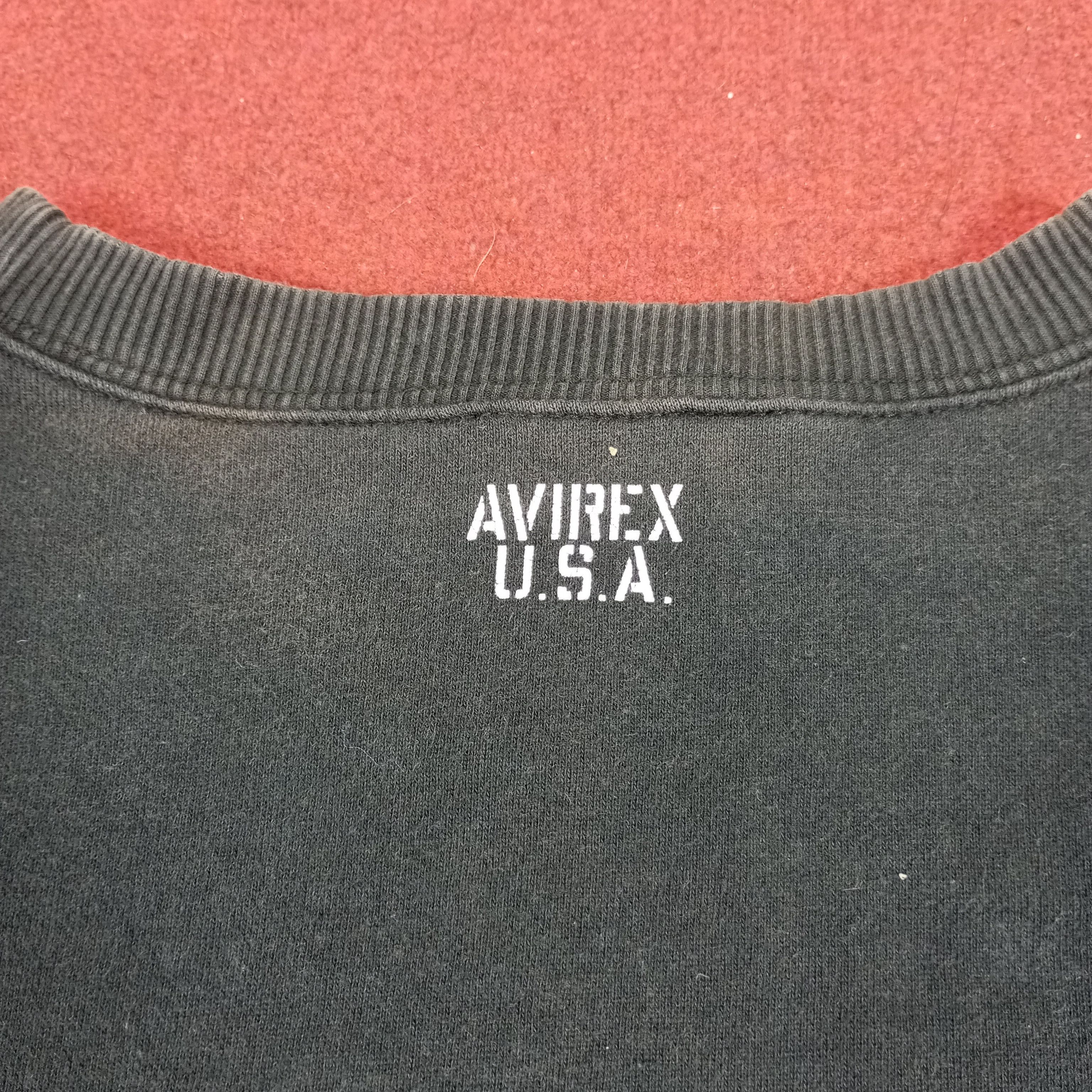 Avirex × Vintage Avirex Spellout Design Streetwear Style Sweatshirt Size US S / EU 44-46 / 1 - 4 Thumbnail
