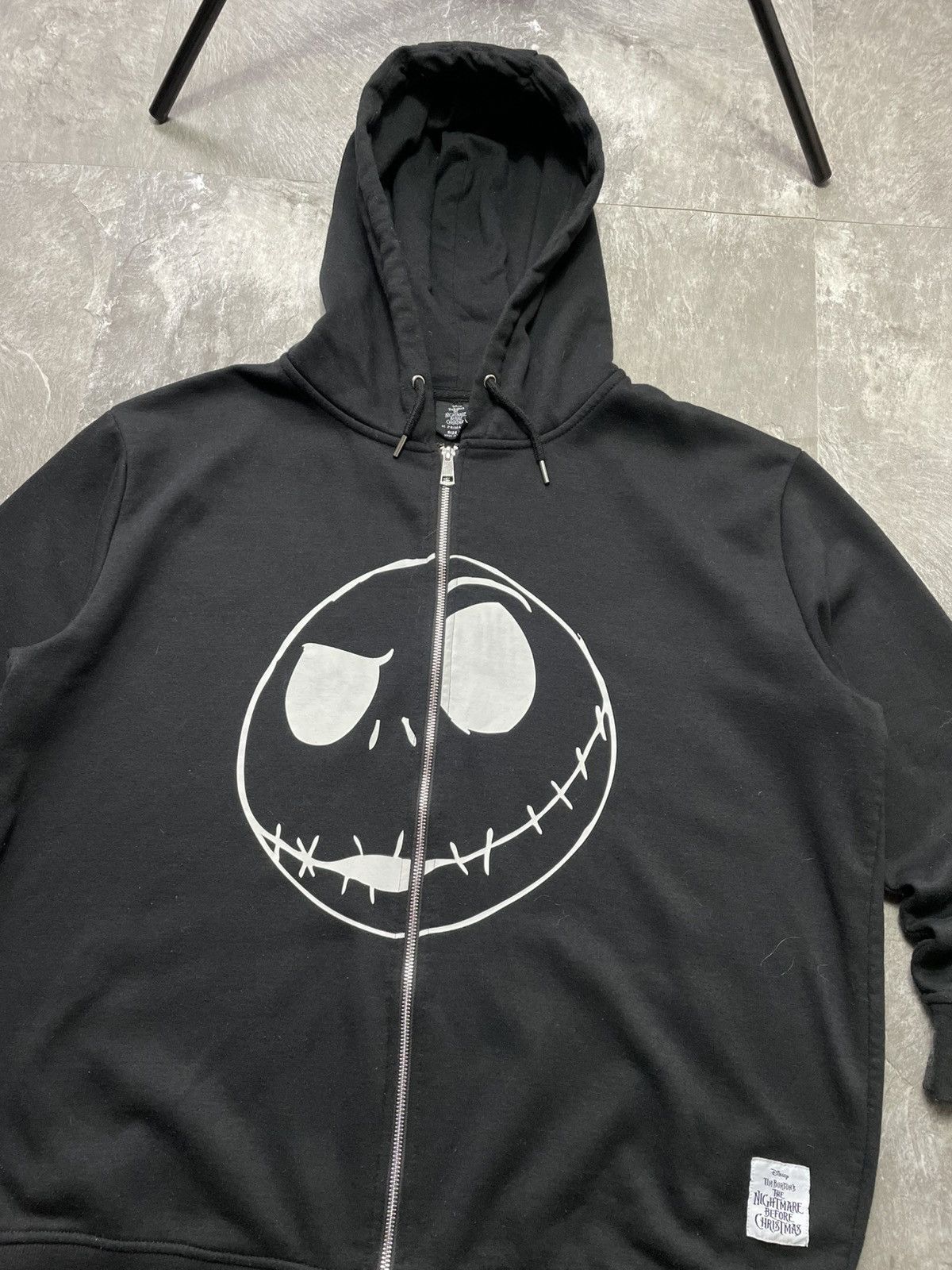 Disney Vintage Tim Burton The Nightmare Before Christmas Zip Hoodie Size US M / EU 48-50 / 2 - 2 Thumbnail