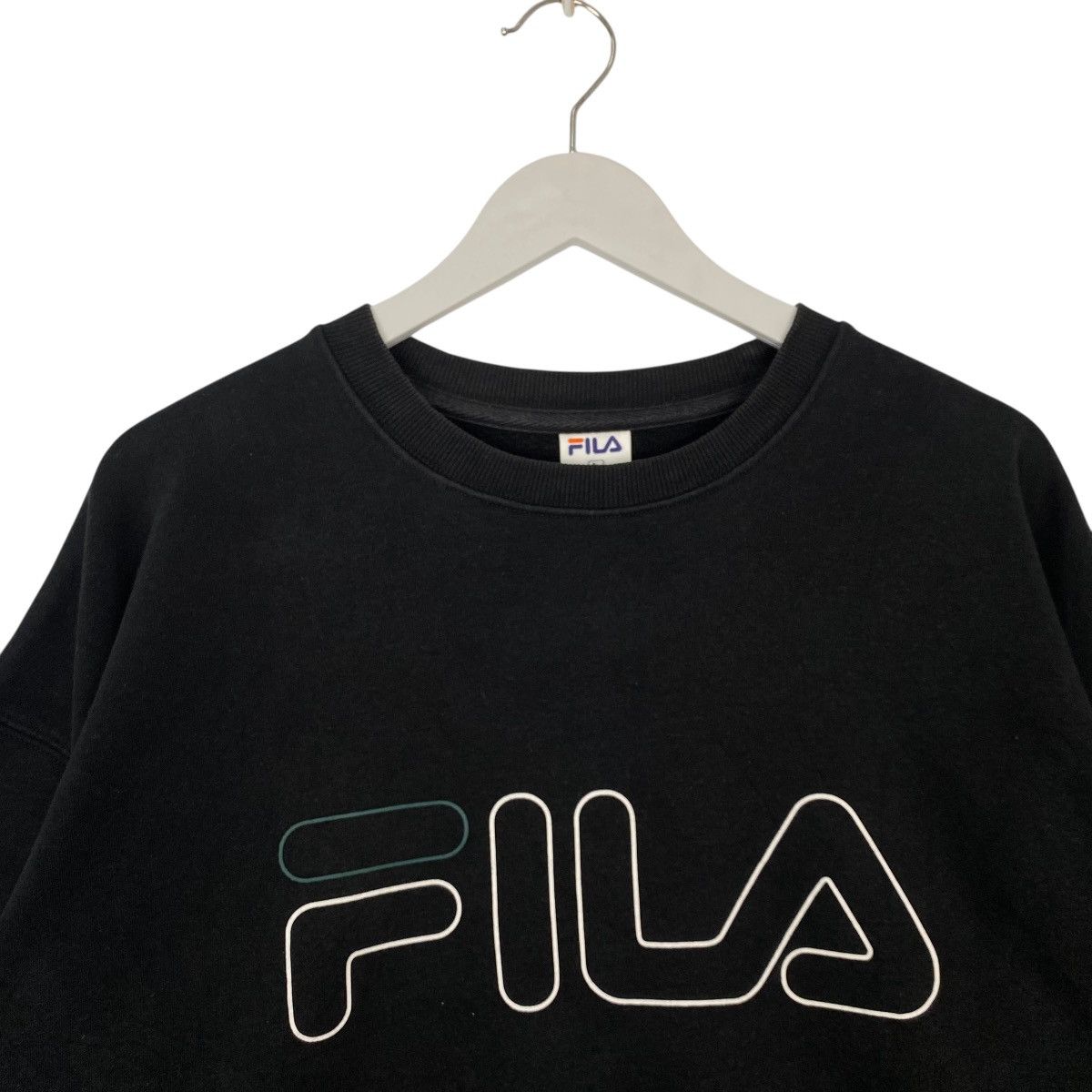 Other Vintage Fila Crewneck Sweathirt Green/Black Pullover Size L Size US L / EU 52-54 / 3 - 4 Thumbnail