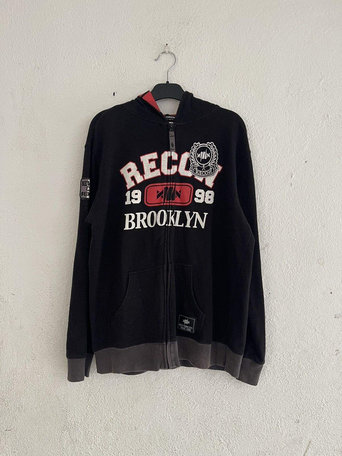 Recon Recon 1998 City of Brooklyn Zip Up Hoodie Japanese Size US XL / EU 56 / 4 - 1 Thumbnail