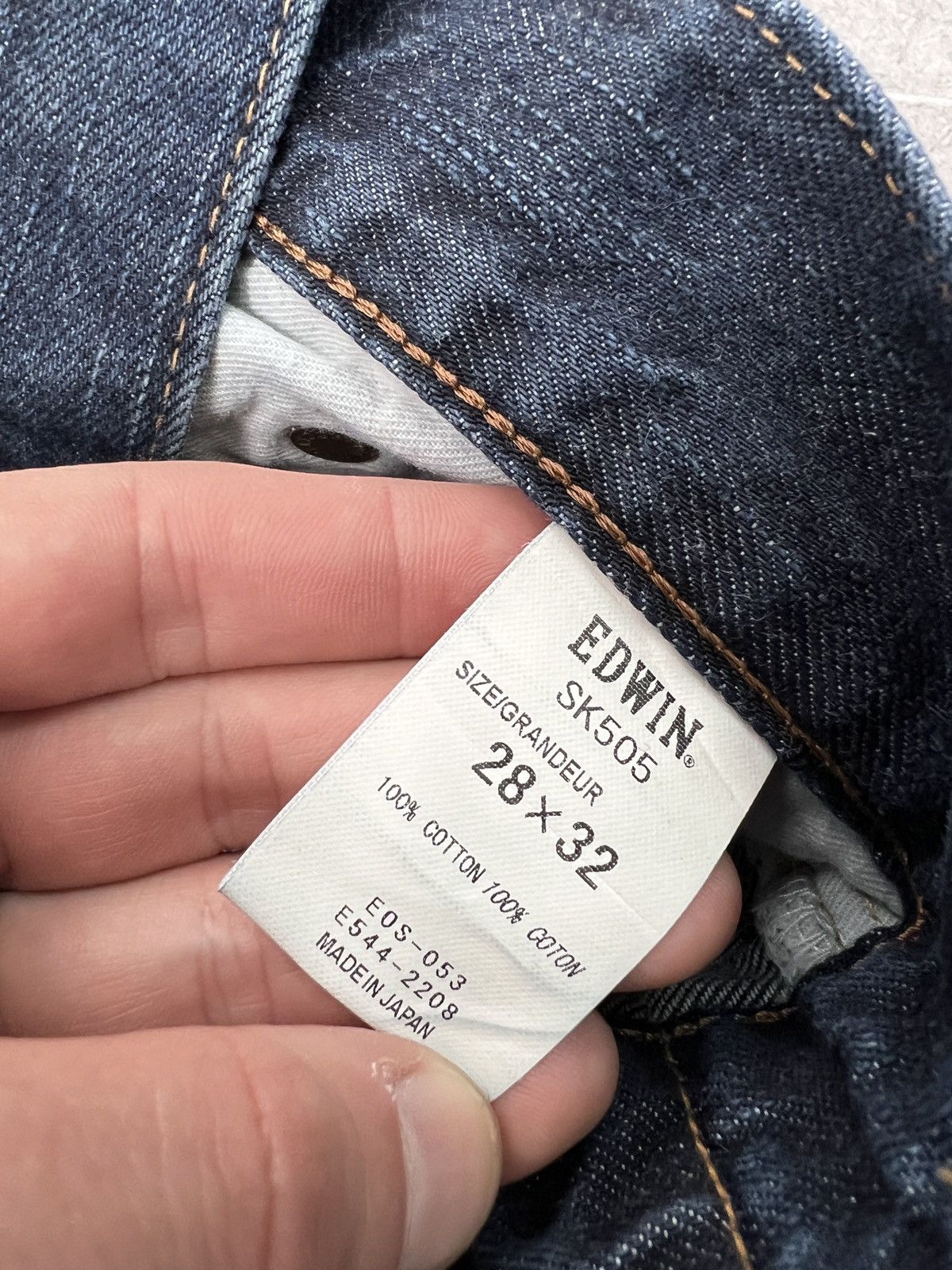 Denime × Edwin × Salvage EDWIN SK505 SELVAGE DENIM SIZE 28x32 Size US 28 / EU 44 - 8 Thumbnail