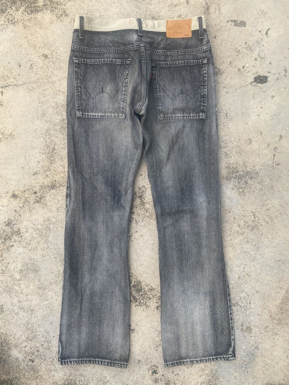 If Six Was Nine × Tornado Mart Flare Jeans Eswin Function Faded Washed Size US 32 / EU 48 - 15 Thumbnail
