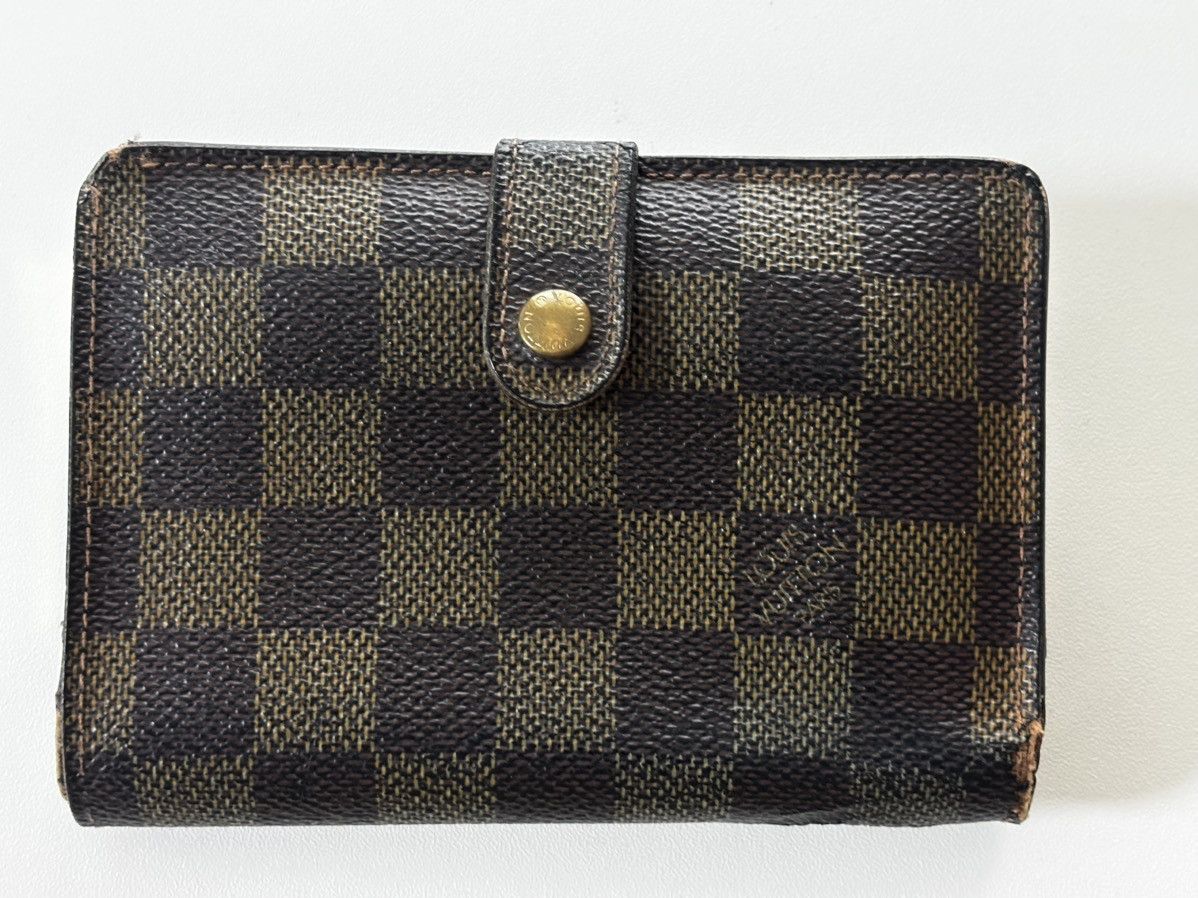 Louis Vuitton Louis Vuitton Damier Ebene Compact Wallet Coin Vintage Size ONE SIZE - 1 Thumbnail