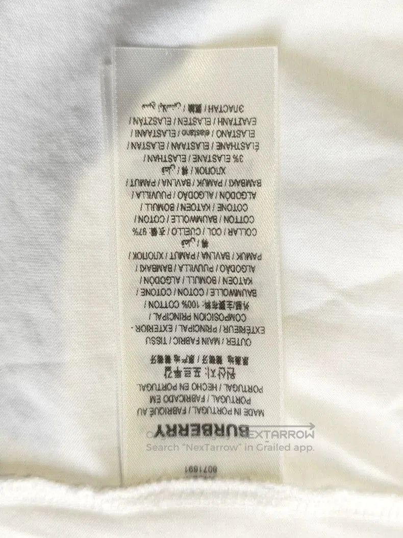 Burberry Burberry Reversible Logo Short Sleeve Tee. Size US XS / EU 42 / 0 - 5 Thumbnail