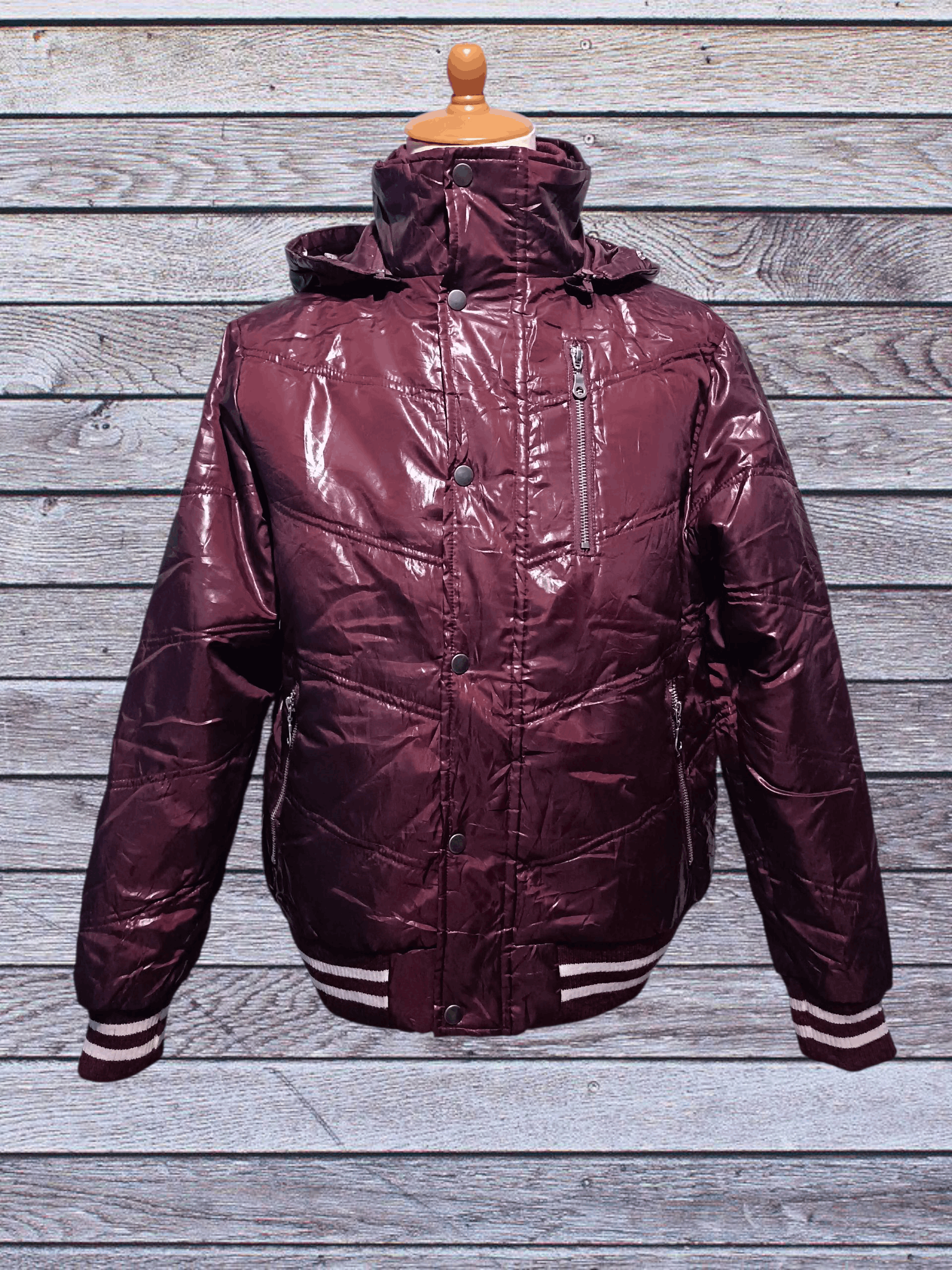 Japanese Brand Nylaus Double Layer Fur Puffer Down Jacket Size US L / EU 52-54 / 3 - 3 Thumbnail